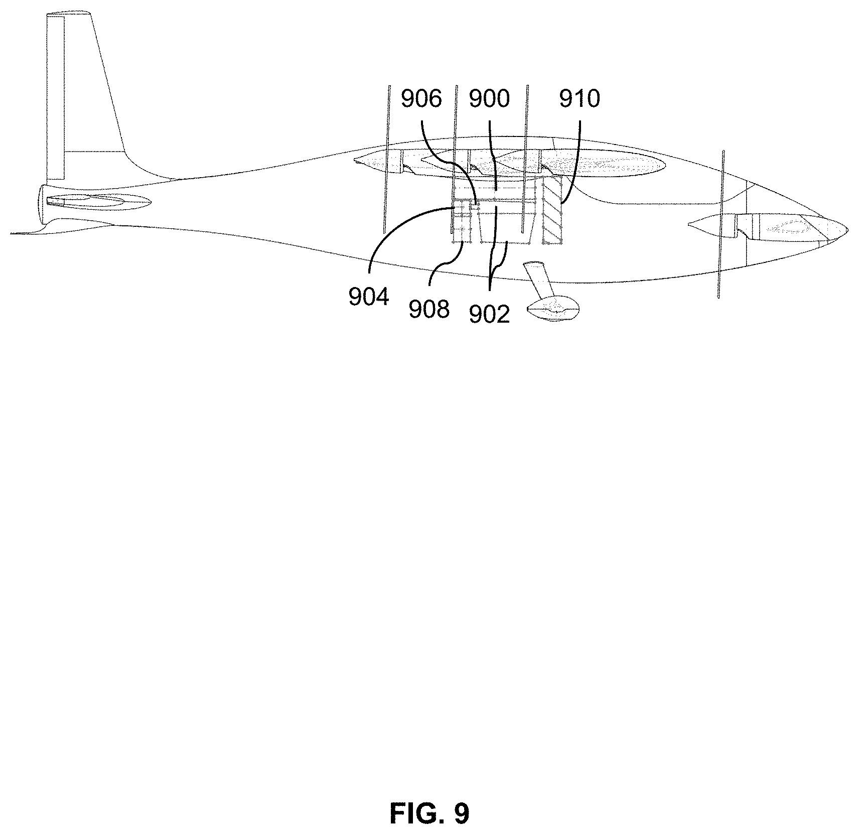 Patent US11787537 Figure 10 – Hybrid power systems for different modes of flight