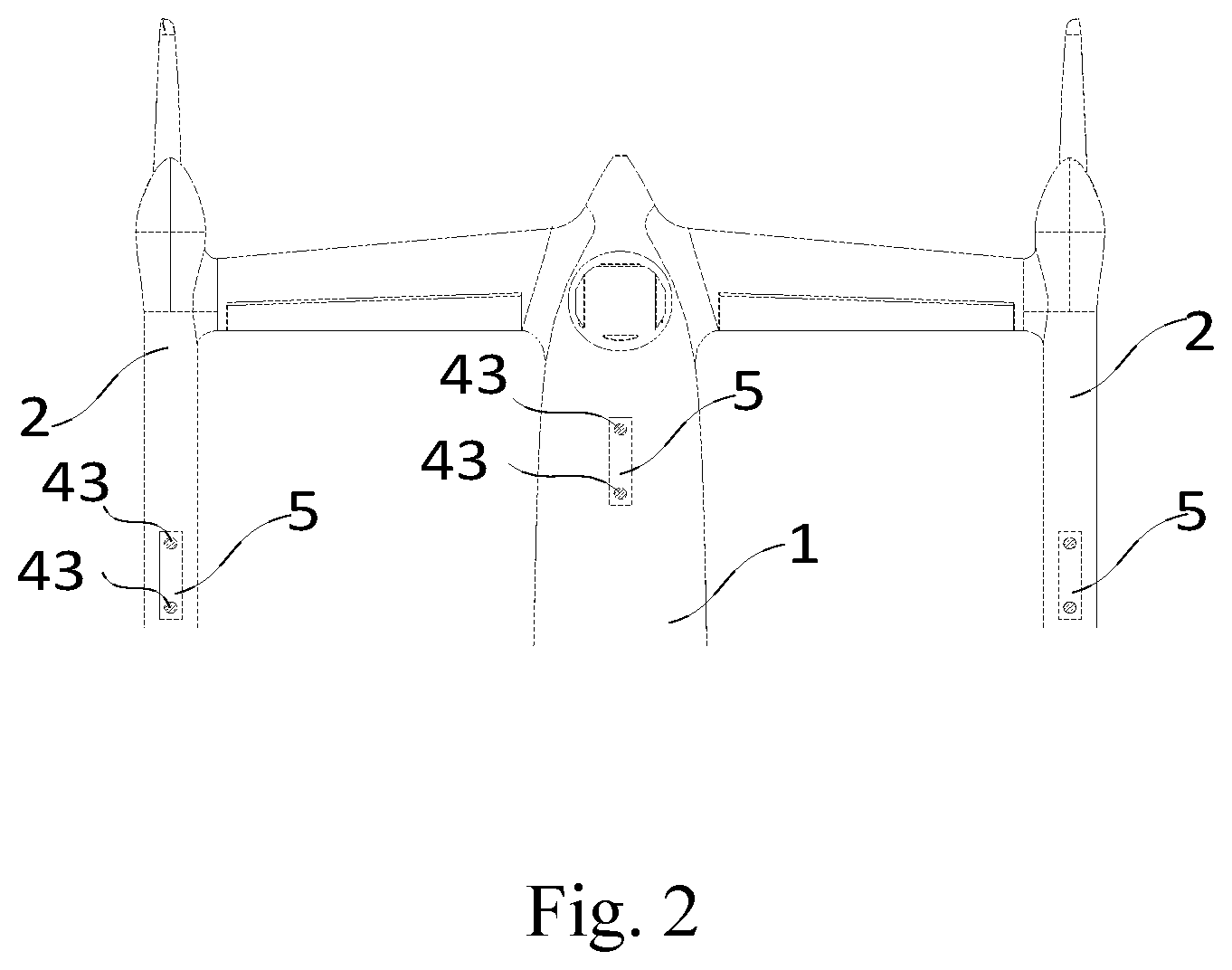 Patent US11787538 Figure 2 – Amphibious drone with detachable buoys