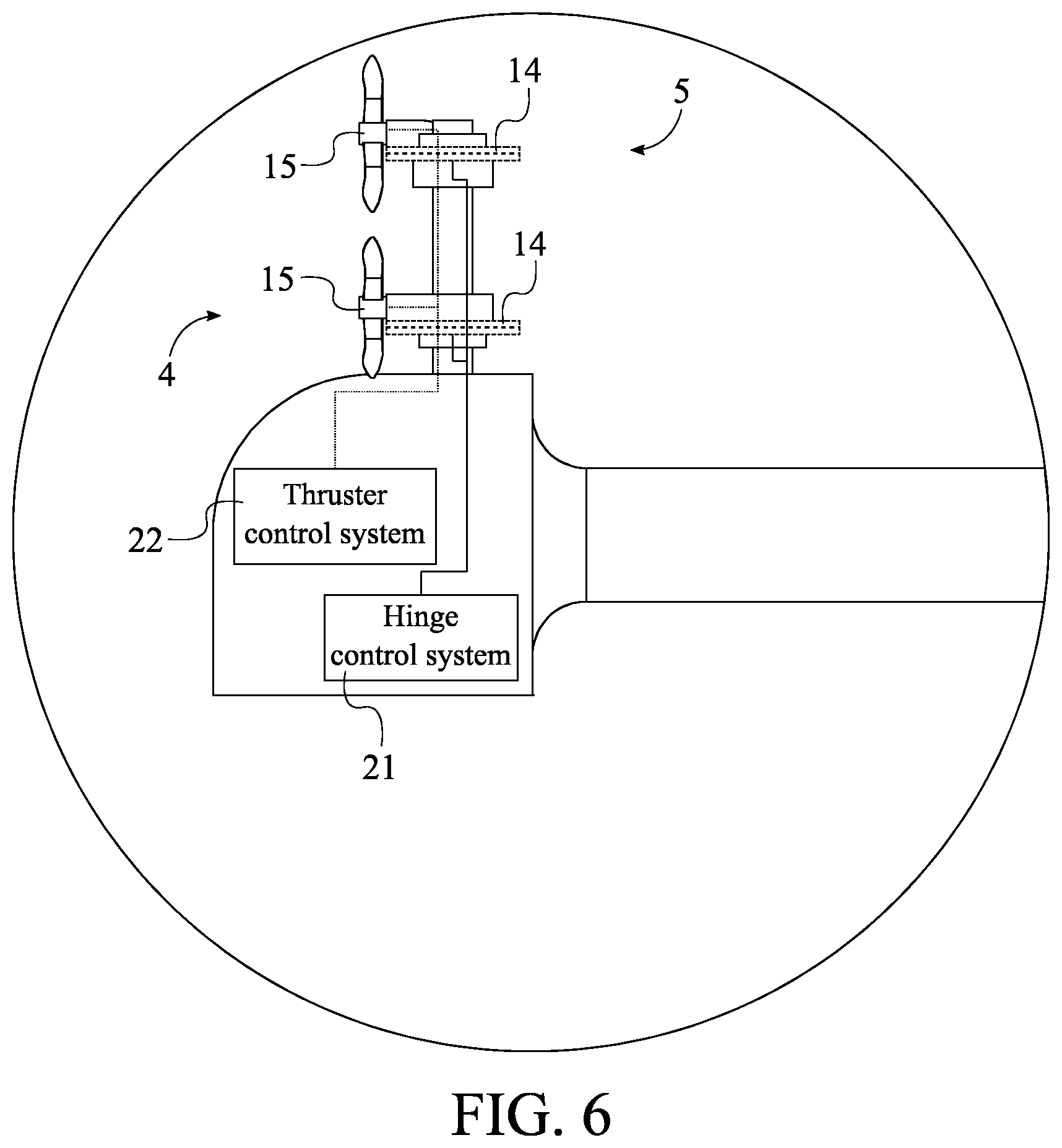 Patent US11787539 Figure 6 – Convertible aircraft system