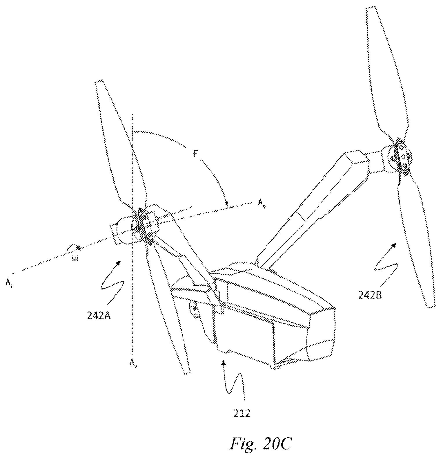 Patent US11787540 Figure 20 – Unmanned flight systems and control systems thereof