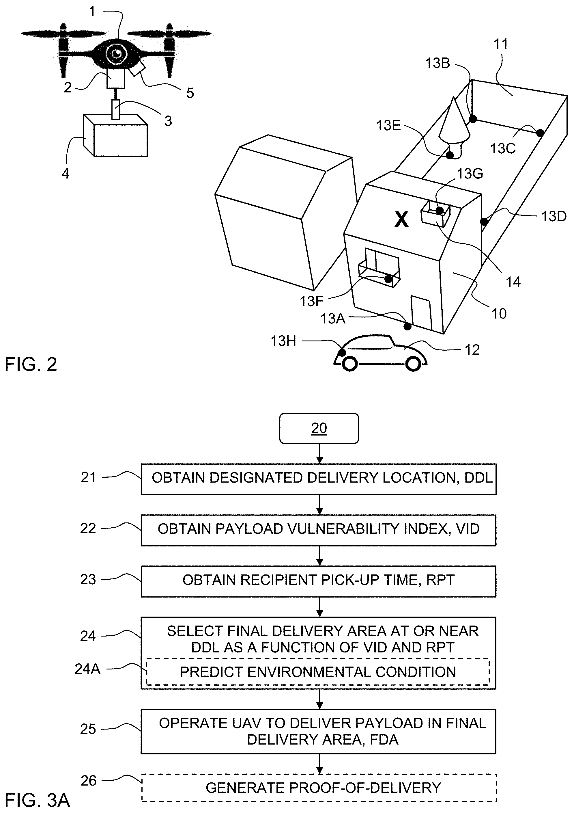 Patent US11787541 Figure 2 – Safeguarded delivery of goods by unmanned aerial vehicles