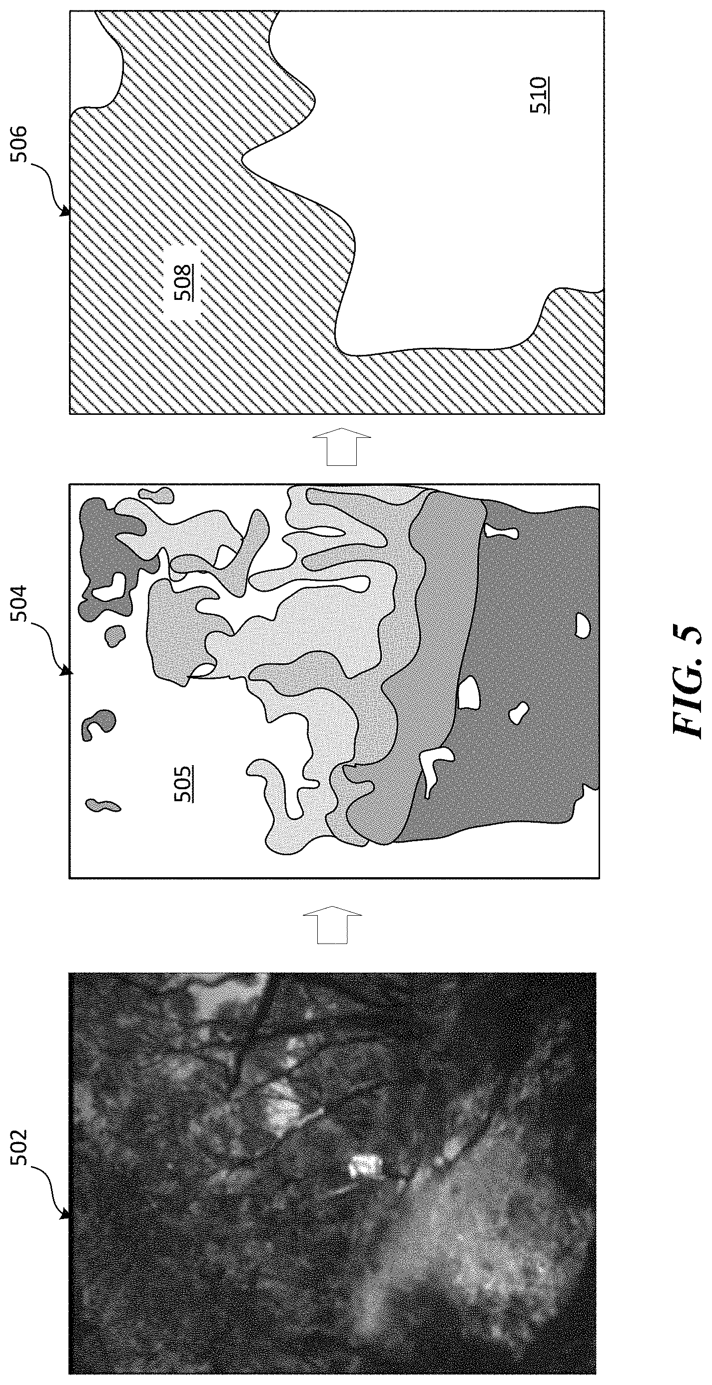 Patent US11787543 Figure 5 – Image space motion planning of an autonomous vehicle