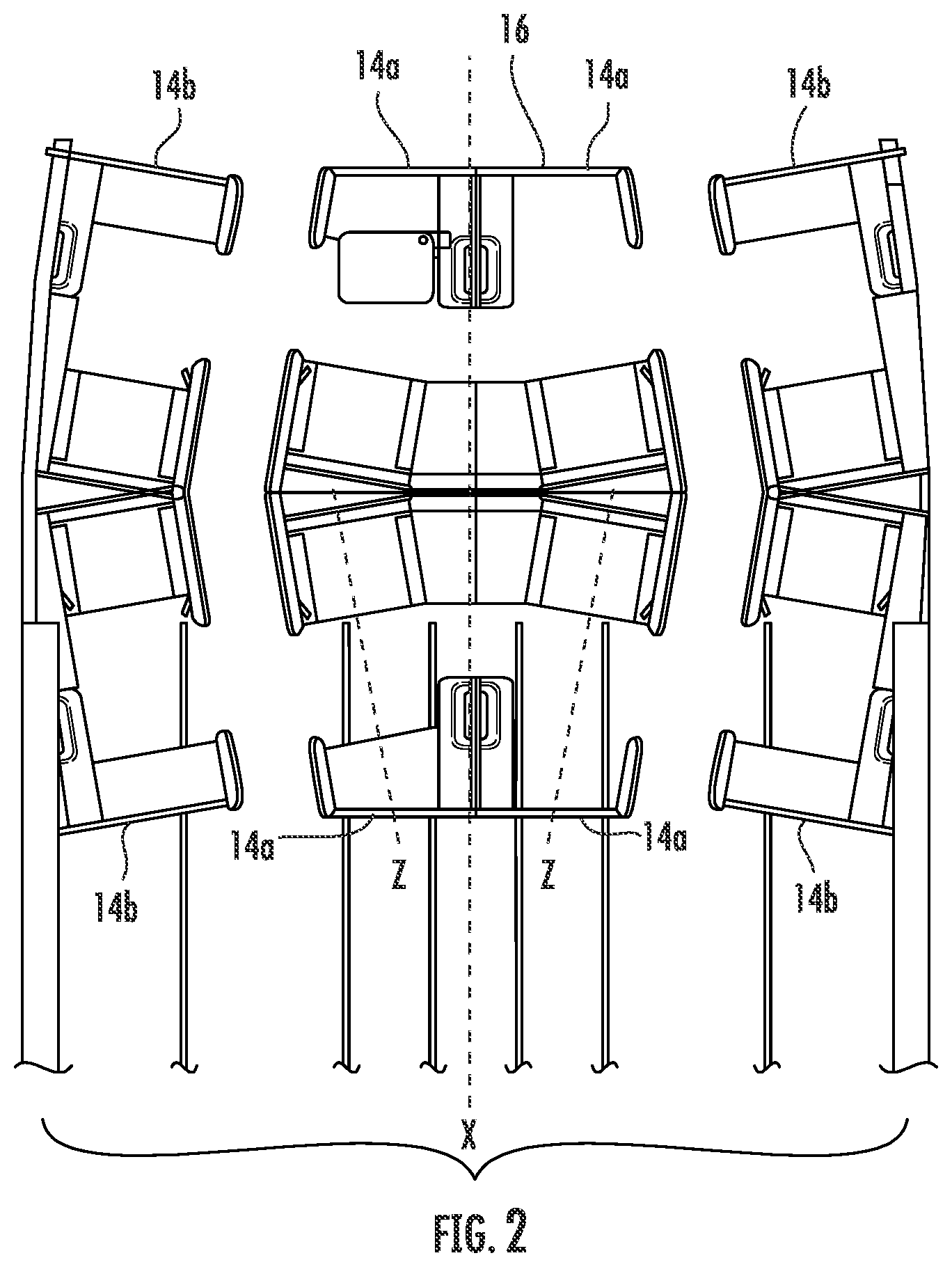 Patent US11787545 Figure 2 – Platform first class
