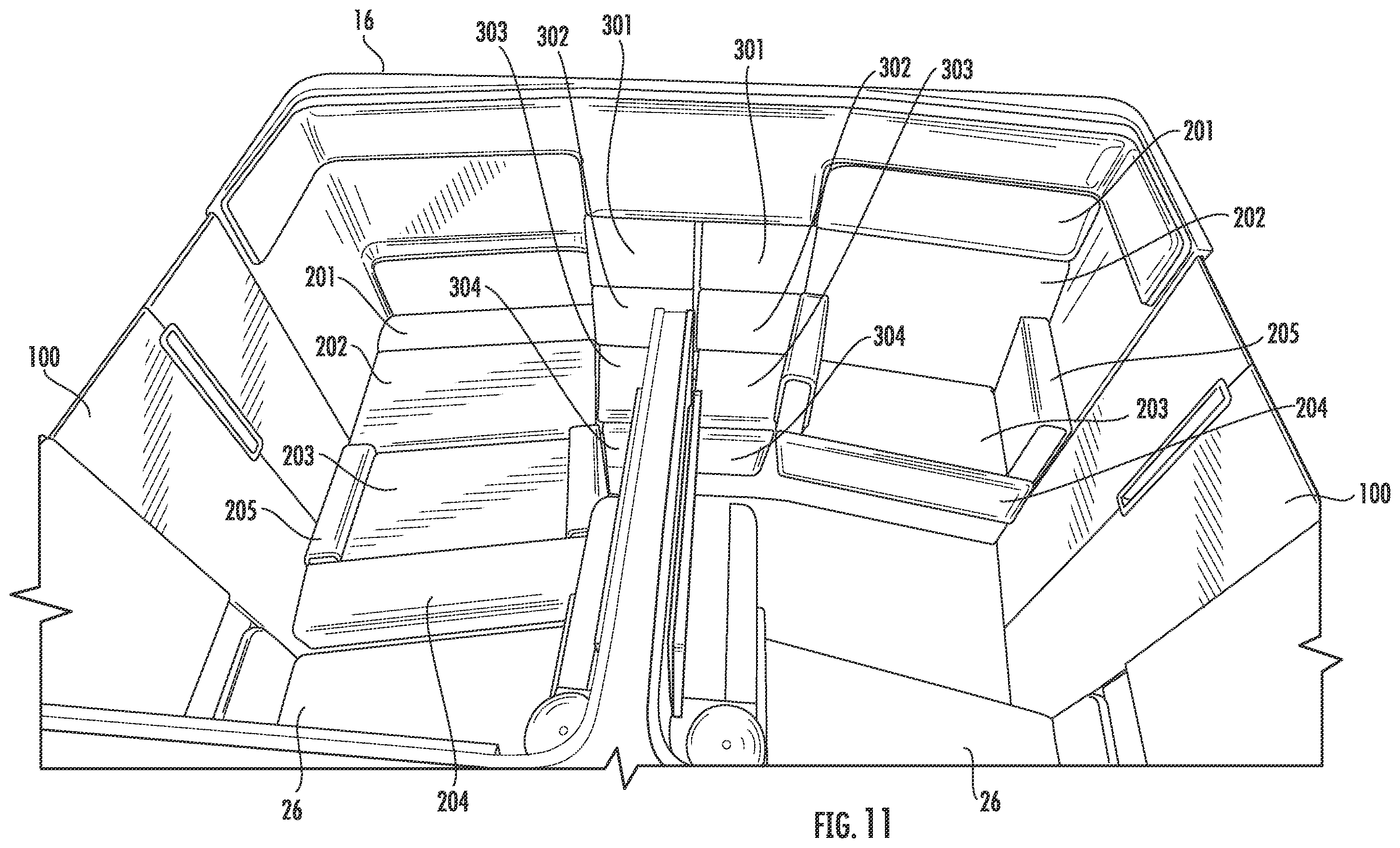 Patent US11787545 Figure 11 – Platform first class