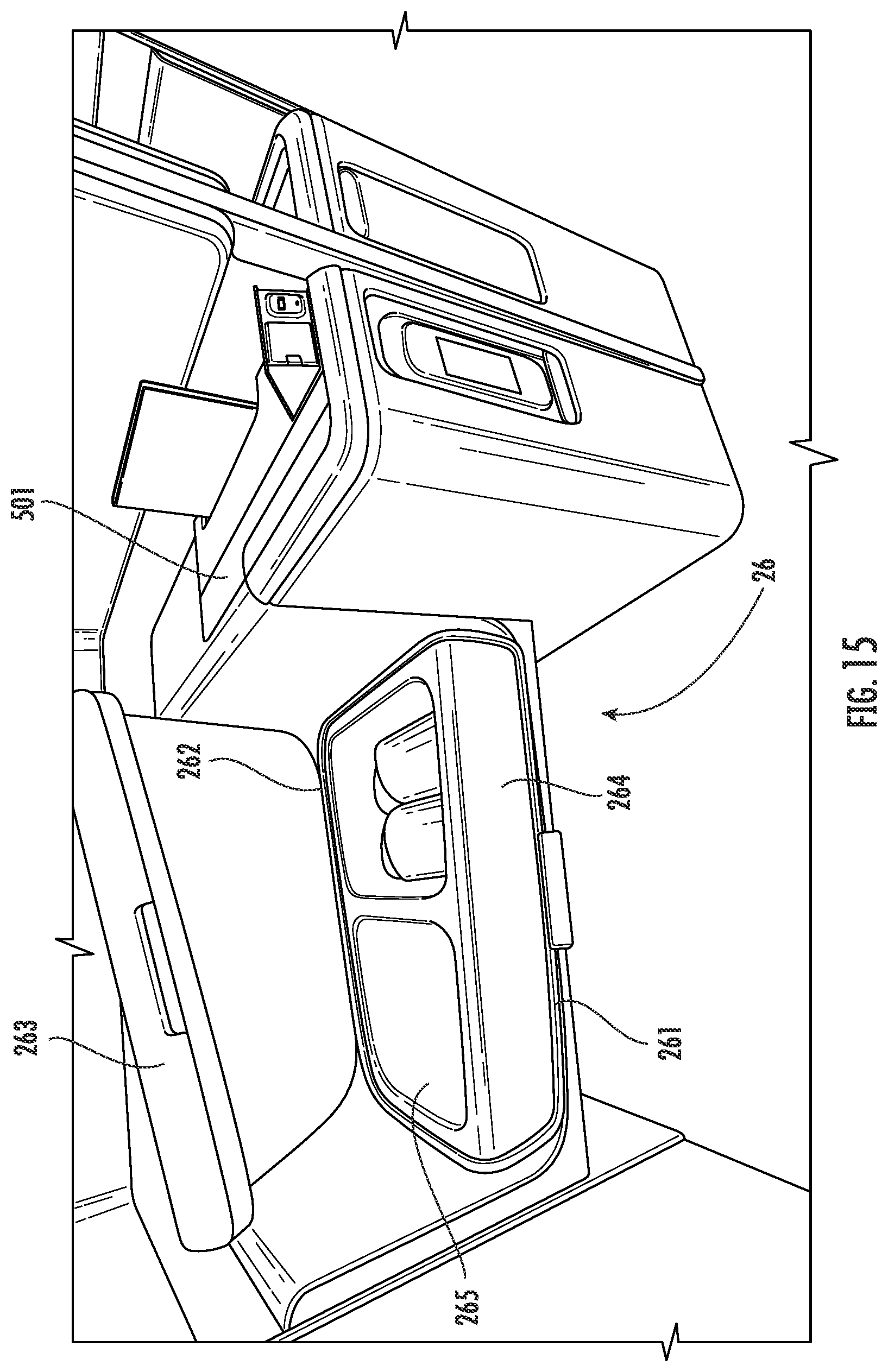 Patent US11787545 Figure 15 – Platform first class