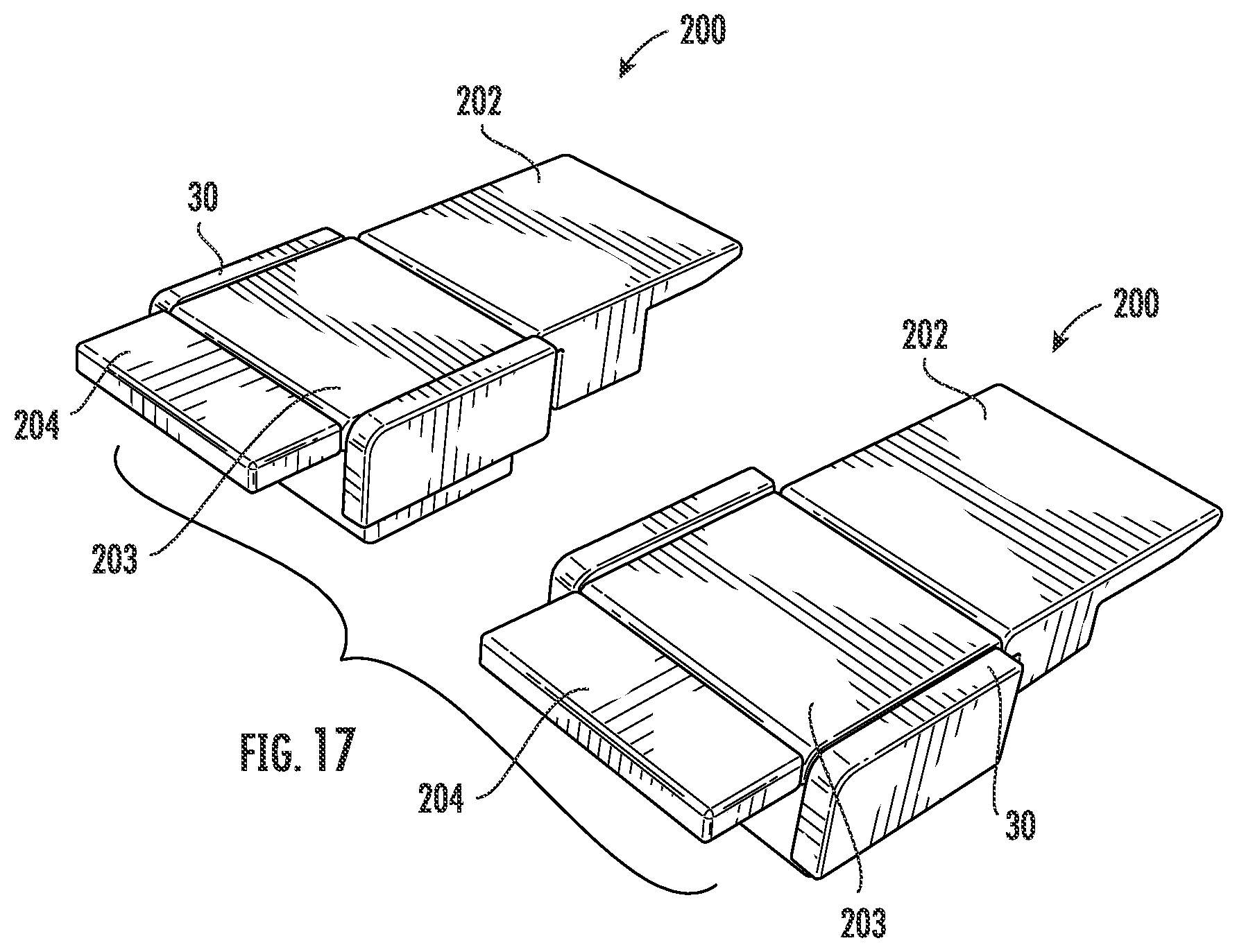 Patent US11787545 Figure 17 – Platform first class