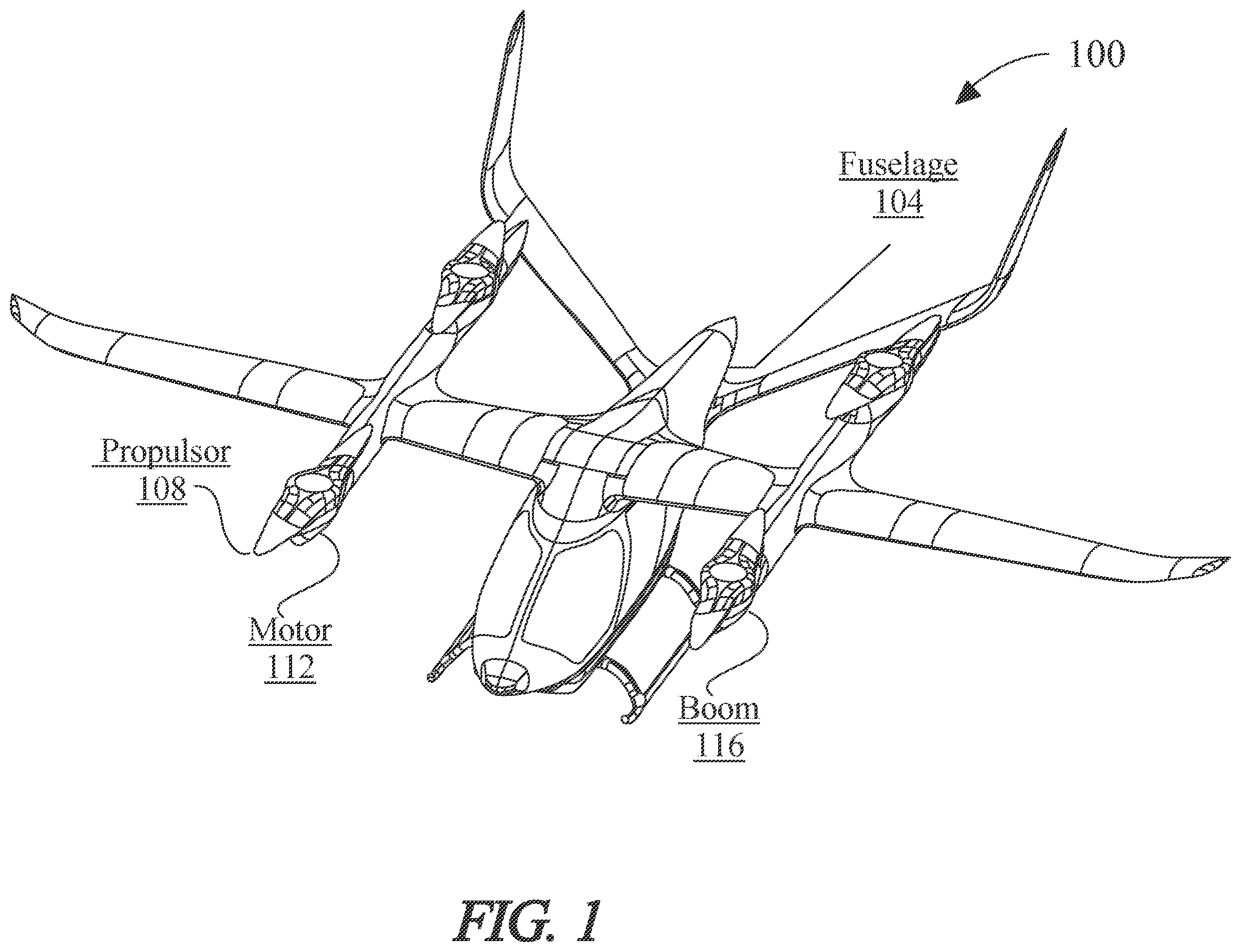 Patent US11787550 Figure 1 – Propulsor assembly powered by a dual motor system