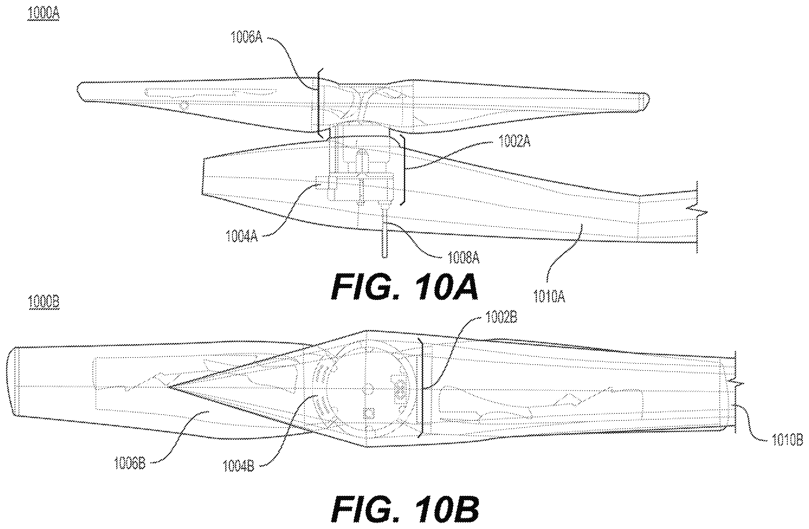 Patent US11787551 Figure 10 – Vertical takeoff and landing aircraft electric engine configuration