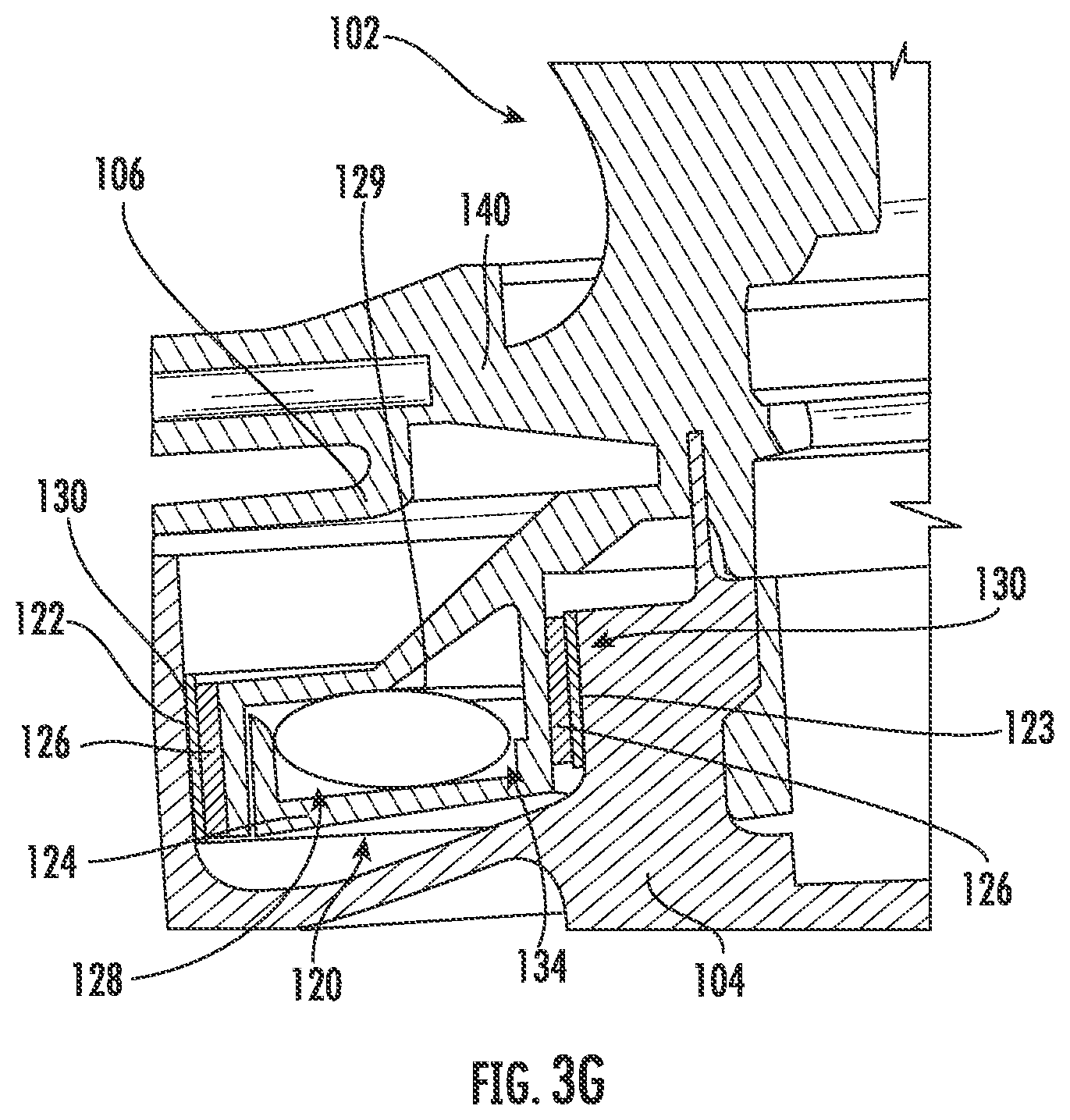 Patent US11787552 Figure 5 – Engine mount system and elements for reduced force transmission and reduced static motion