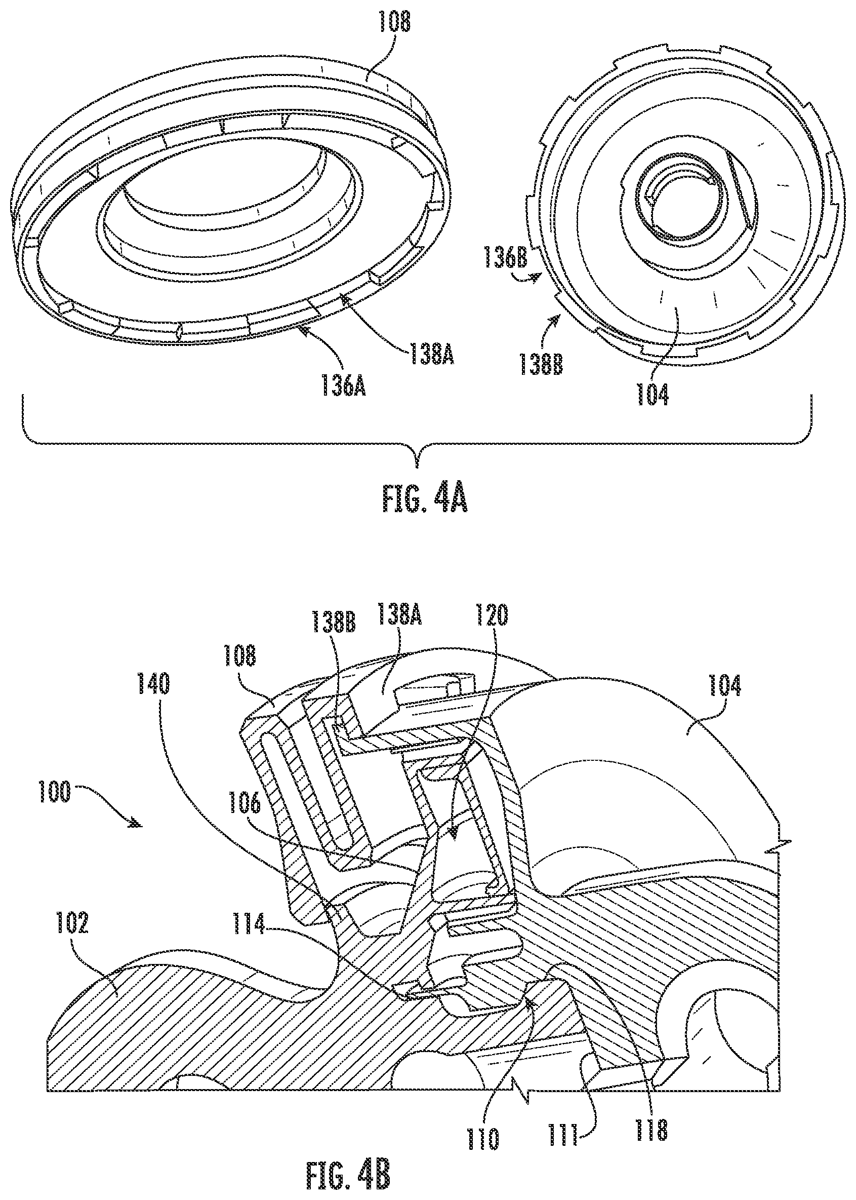 Patent US11787552 Figure 6 – Engine mount system and elements for reduced force transmission and reduced static motion