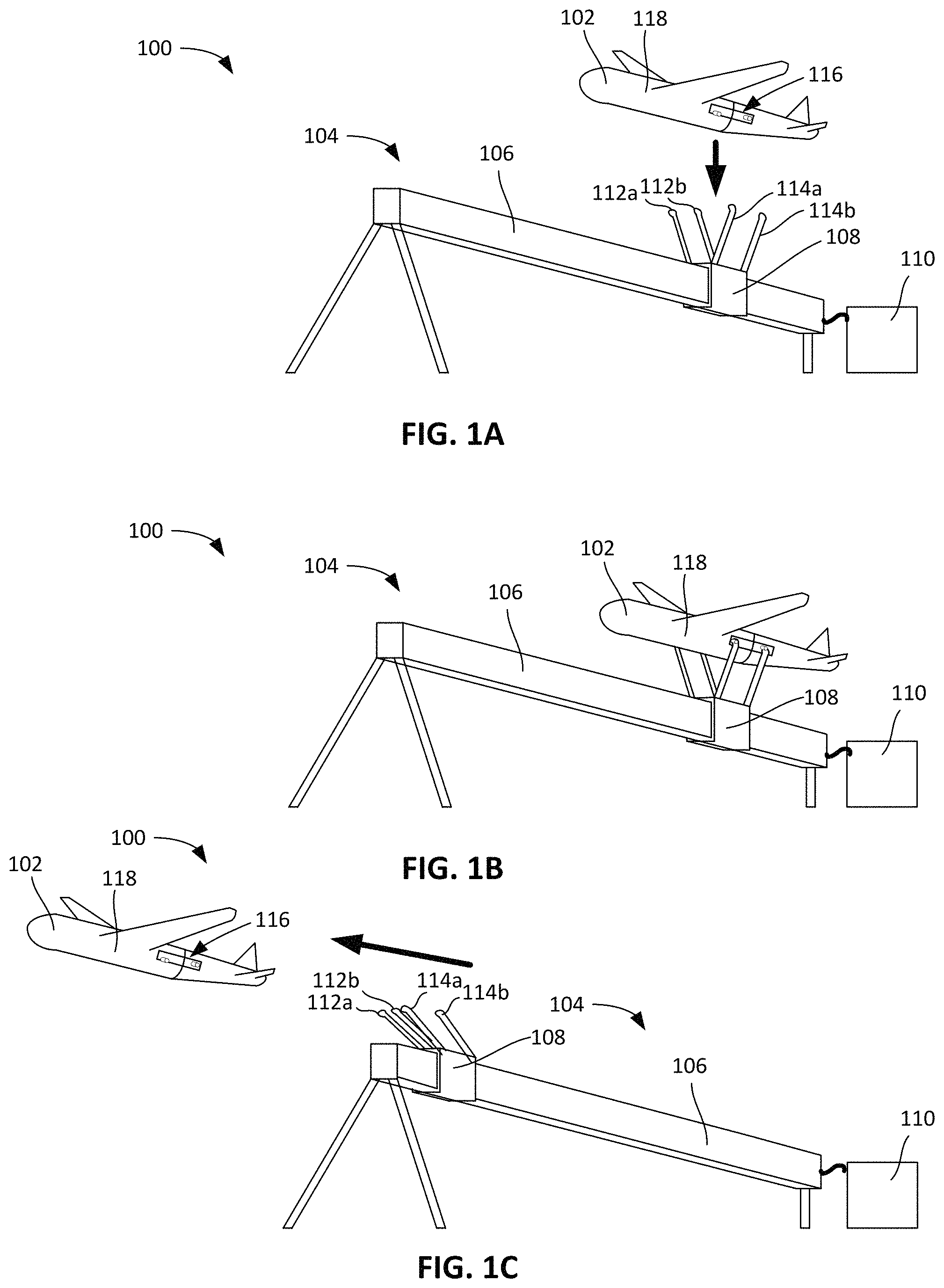 Patent US11787561 Figure 1 – Adapter assemblies for aircraft and launchers for deploying aircraft
