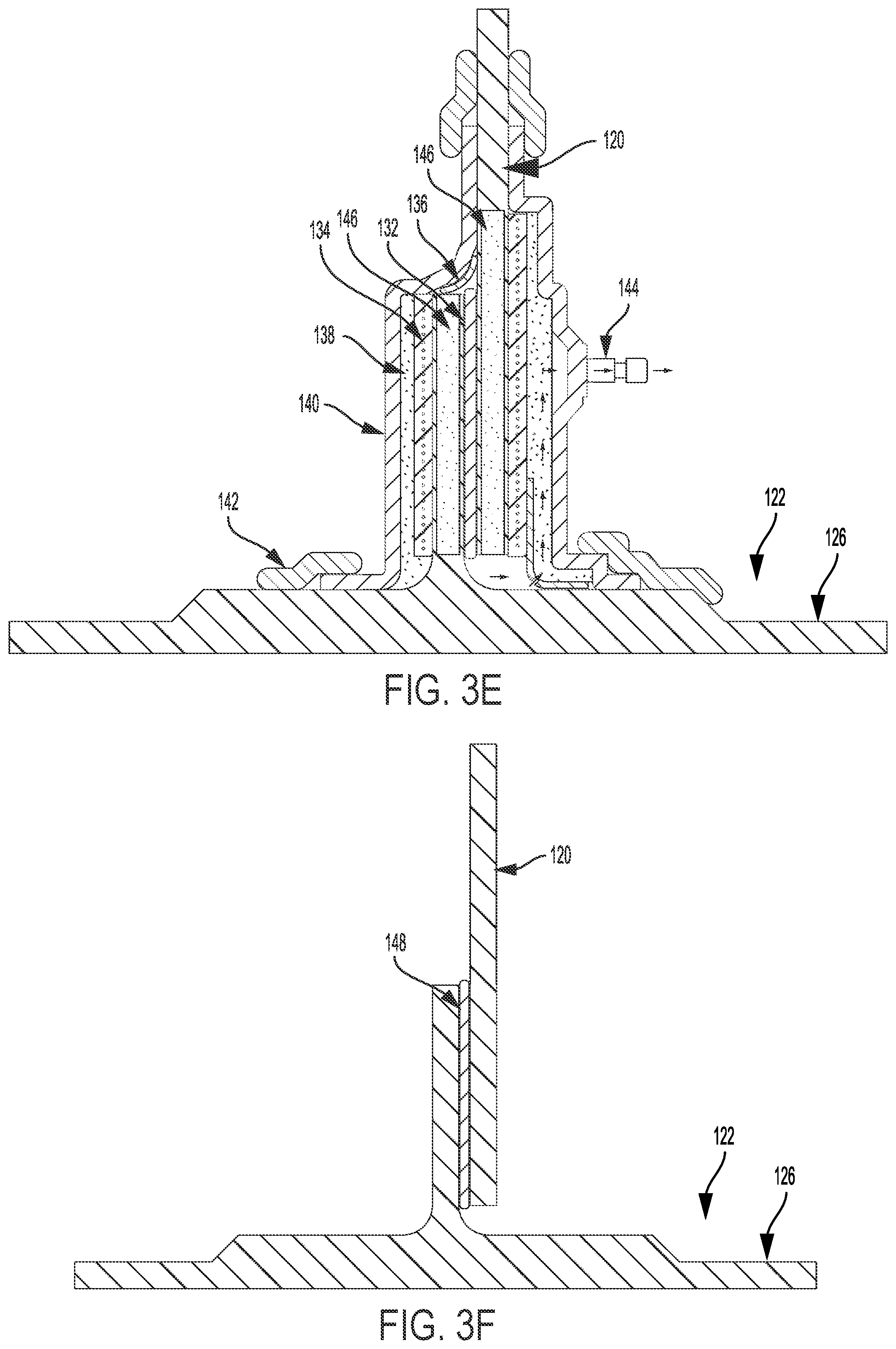 Patent US11787565 Figure 5 – Systems and methods for joining a first structure and a second structure with a choreographed adhesive de-aeration process