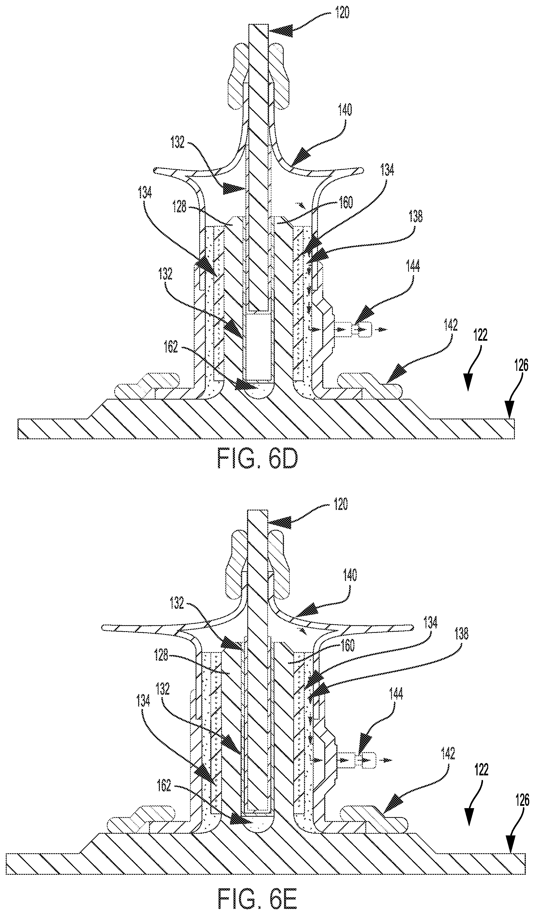 Patent US11787565 Figure 12 – Systems and methods for joining a first structure and a second structure with a choreographed adhesive de-aeration process
