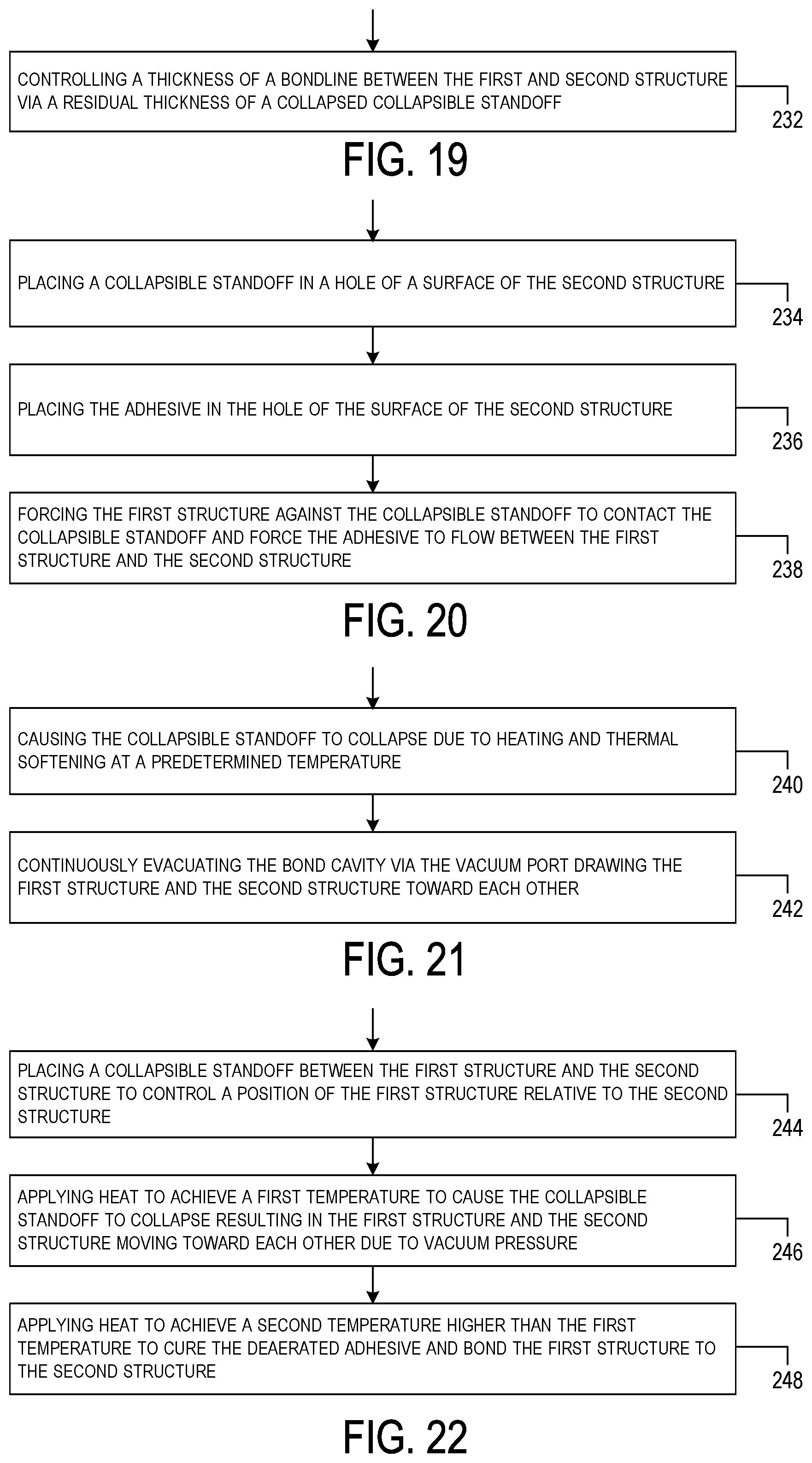 Patent US11787565 Figure 19 – Systems and methods for joining a first structure and a second structure with a choreographed adhesive de-aeration process