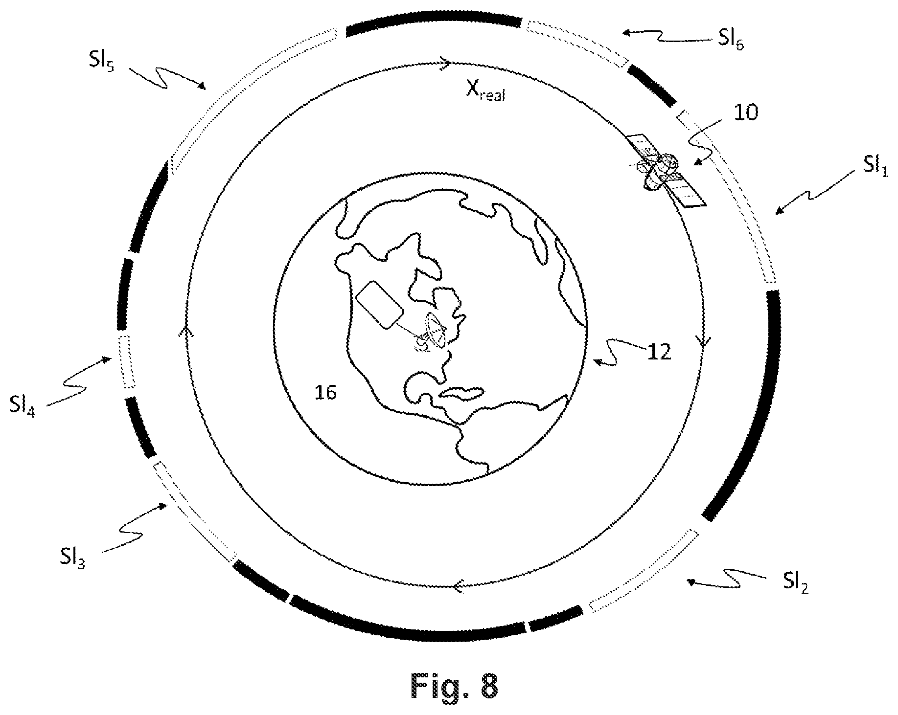 Patent US11787568 Figure 5 – Method for estimating collision between at least one piece of space debris and a satellite