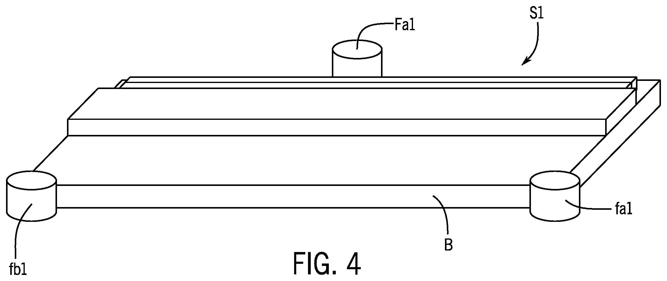 Patent US11787572 Figure 4 – Spacecraft stack assembly configured for stacking, securing, and releasing spacecraft