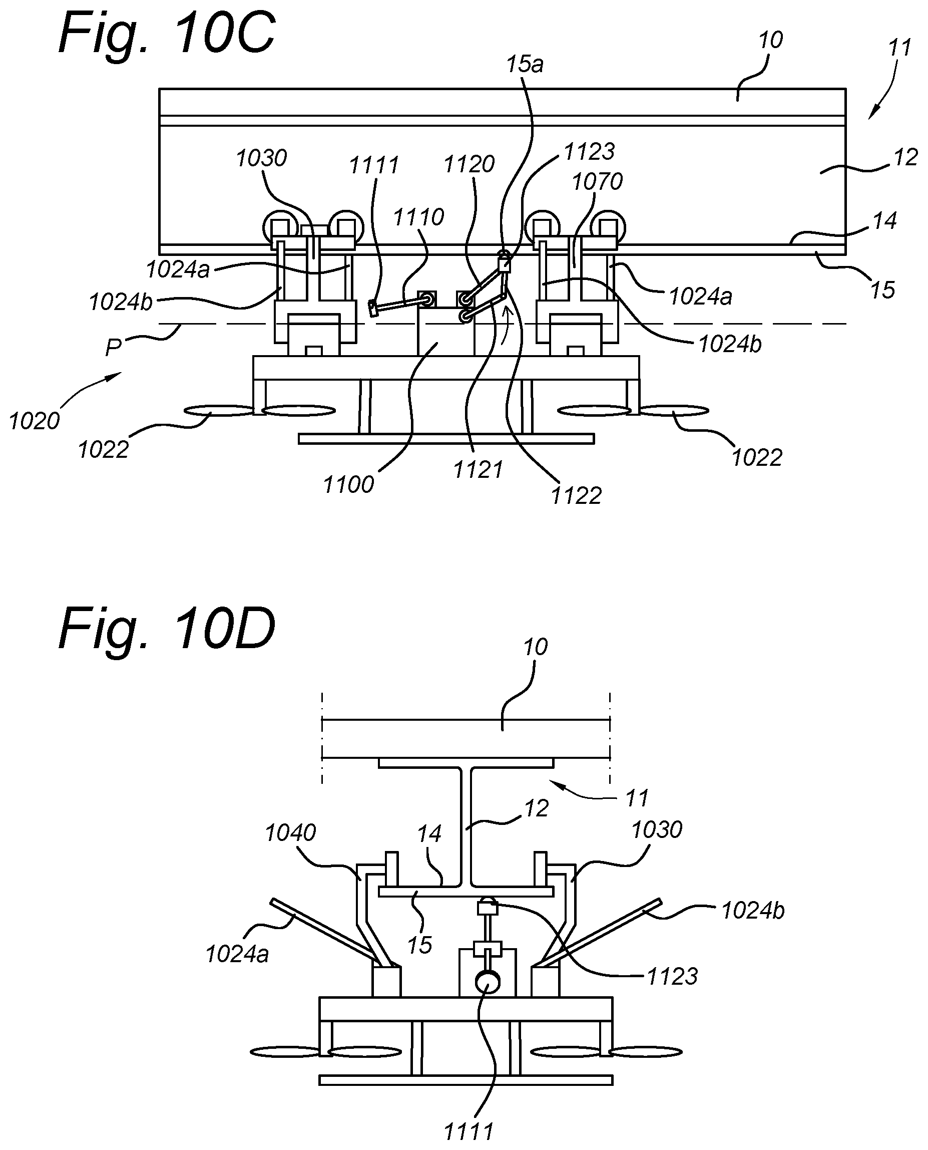 Patent US11787573 Figure 7 – Method for inspecting and/or manipulating a beam using an unmanned aerial vehicle and unmanned aerial vehicle suitable therefor