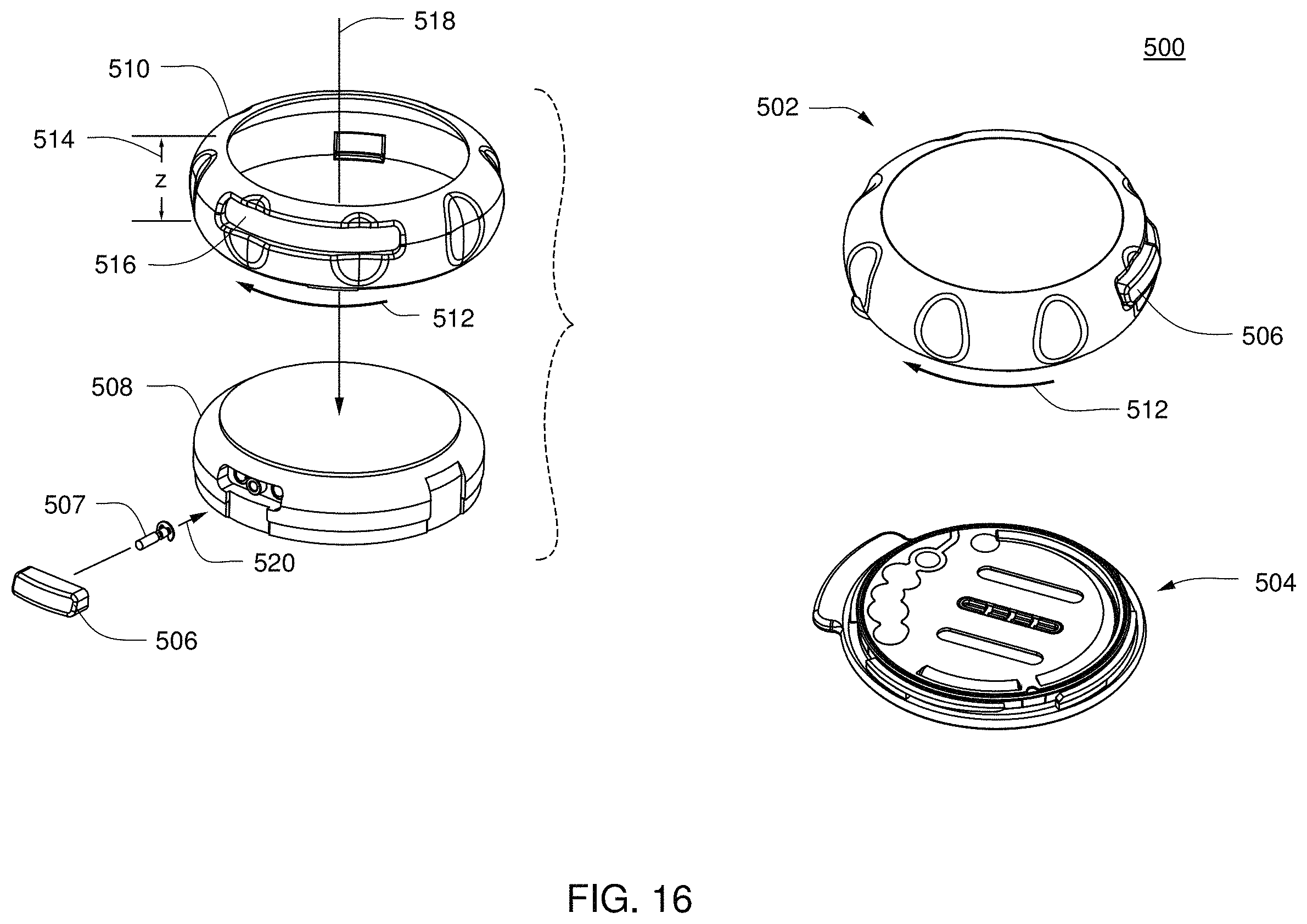 Patent US11787576 Figure 20 – Apparatus, system and method for fluid delivery