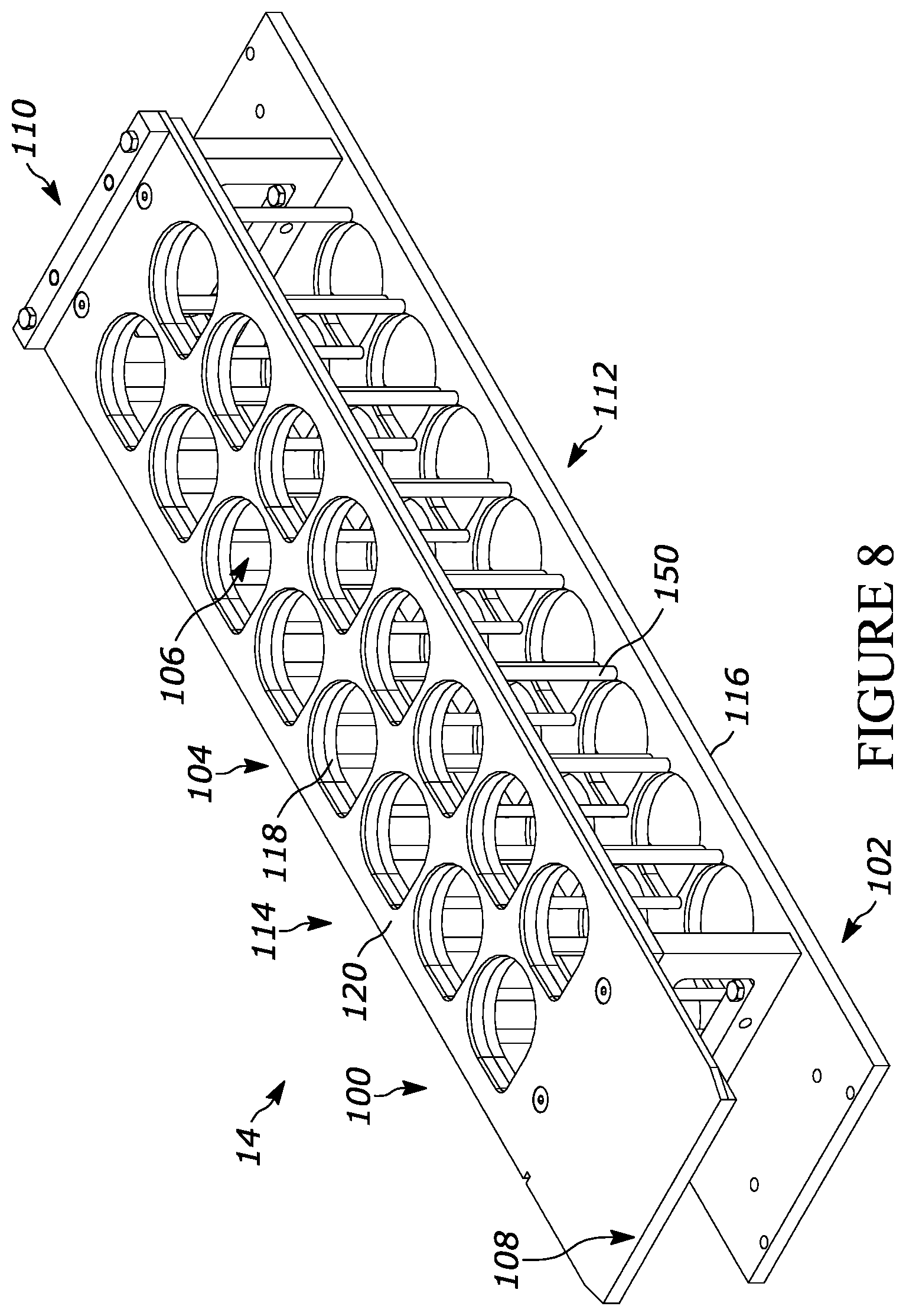 Patent US11787579 Figure 8 – Lid pick and place system and method of use thereof