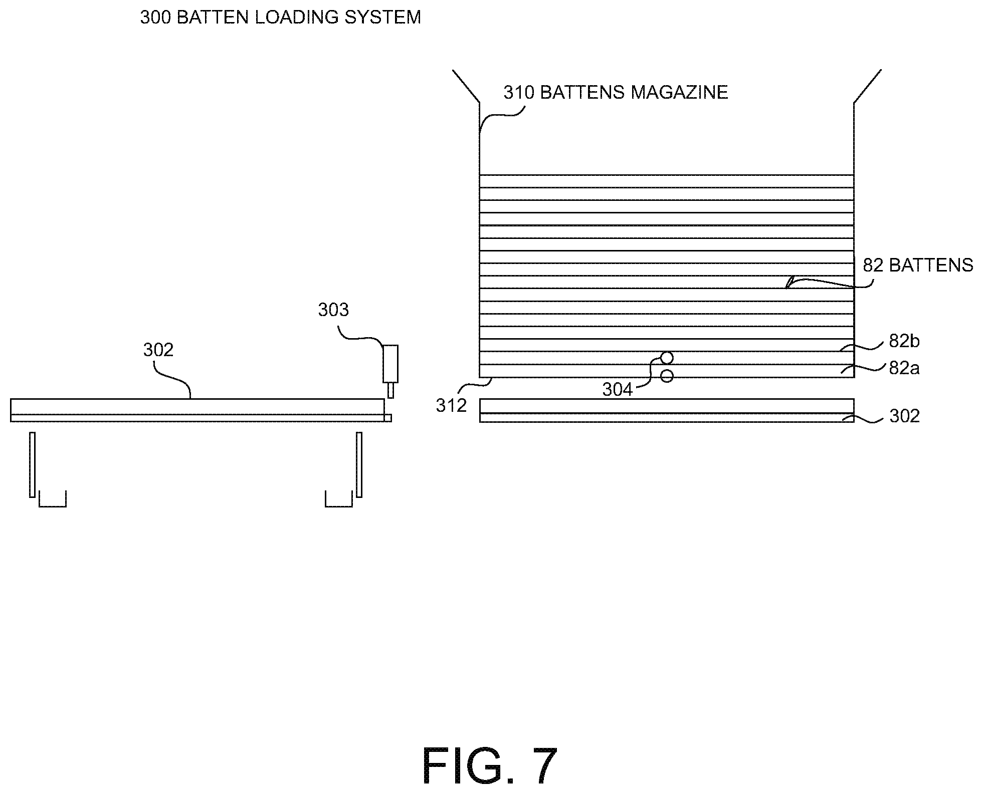 Patent US11787584 Figure 13 – Stacking and strapping system for lumber packages