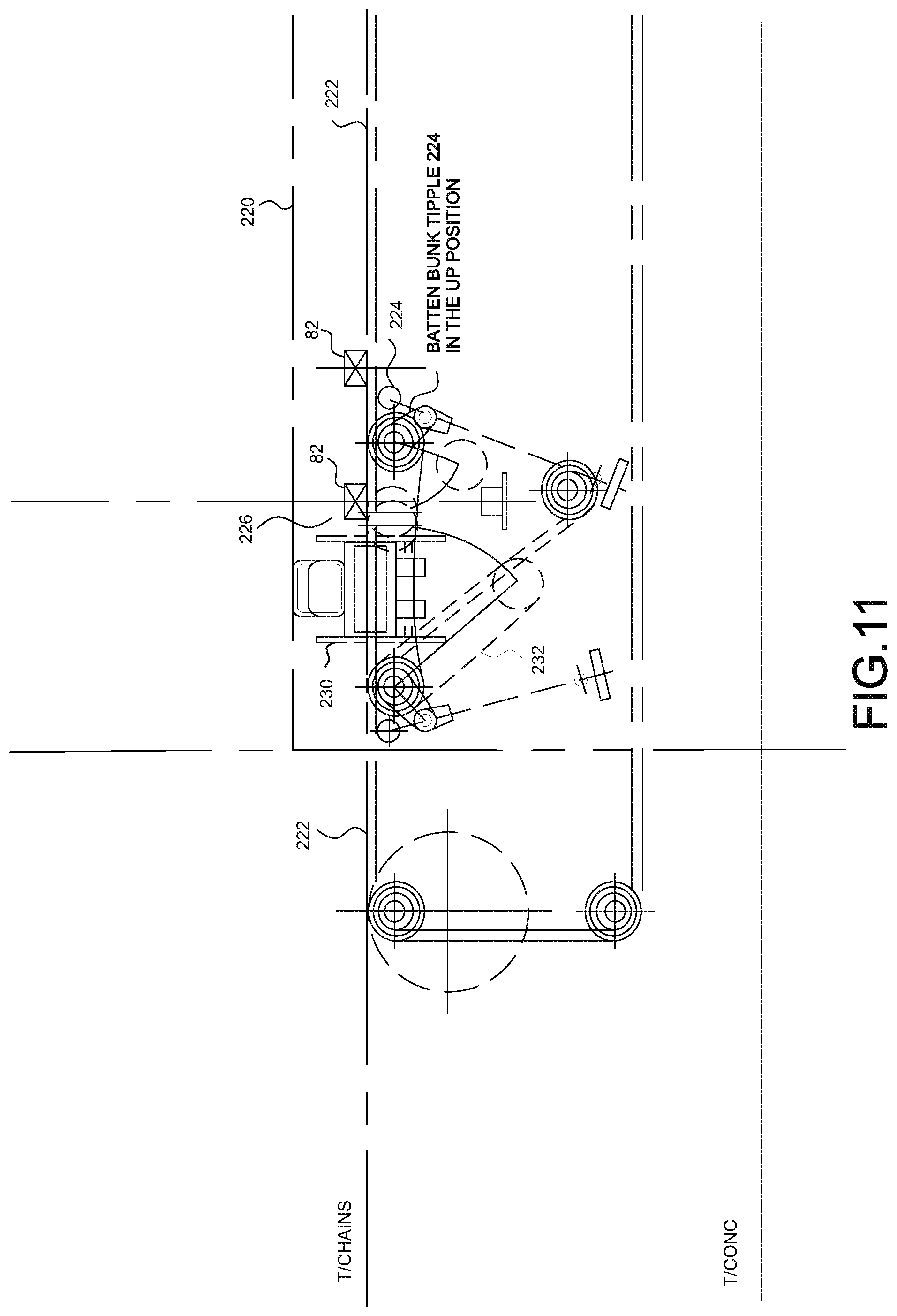 Patent US11787584 Figure 17 – Stacking and strapping system for lumber packages