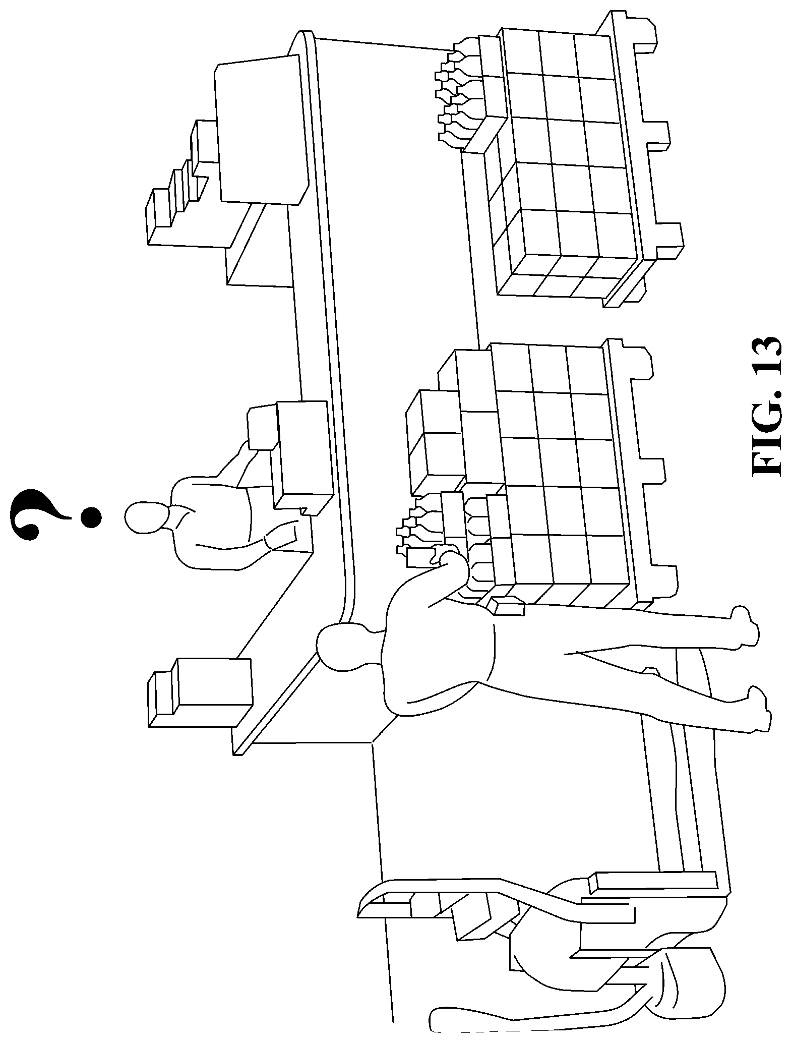 Patent US11787585 Figure 15 – Pallet wrapper and imaging system