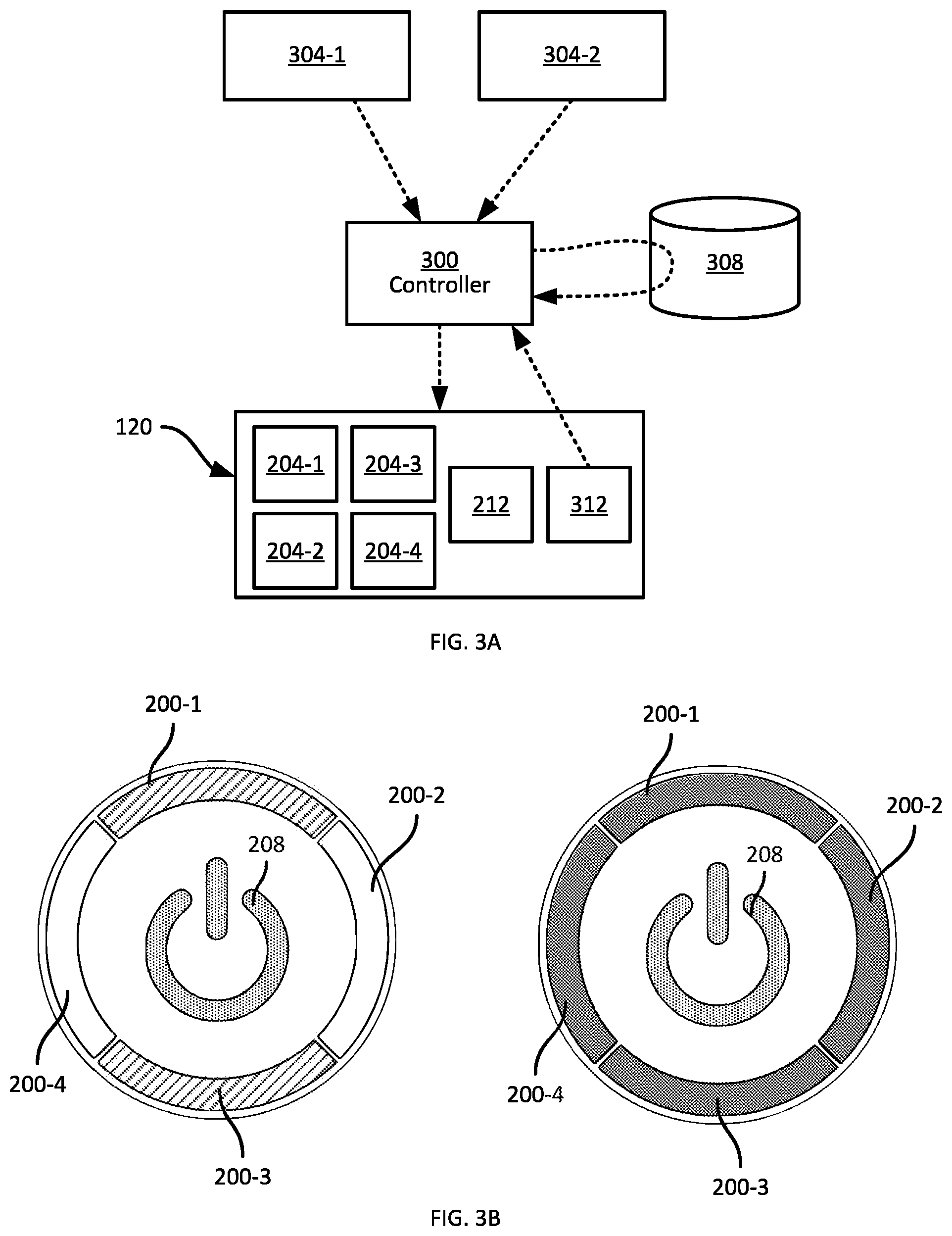 Patent US11787588 Figure 3 – Indicator assembly for media processing devices
