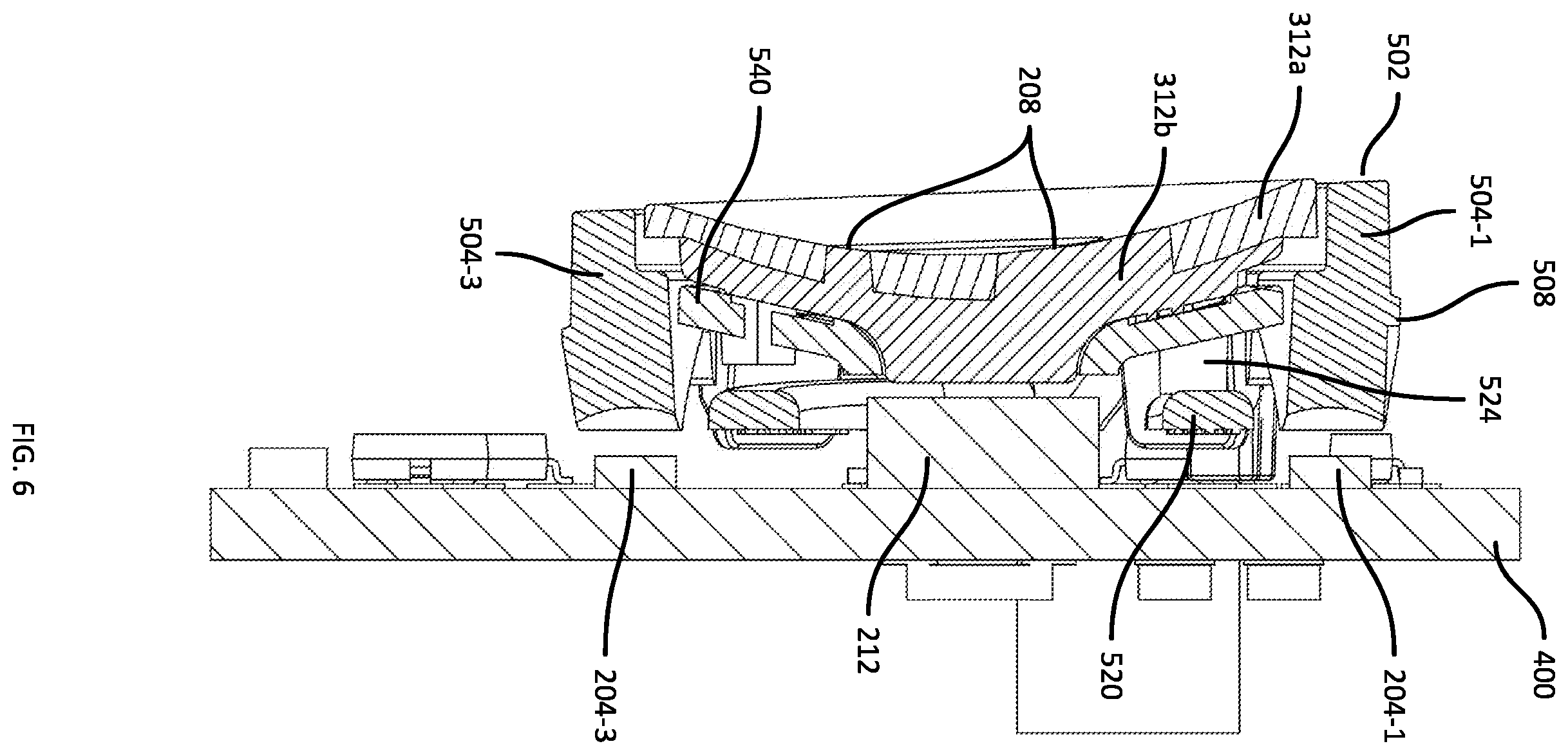Patent US11787588 Figure 6 – Indicator assembly for media processing devices