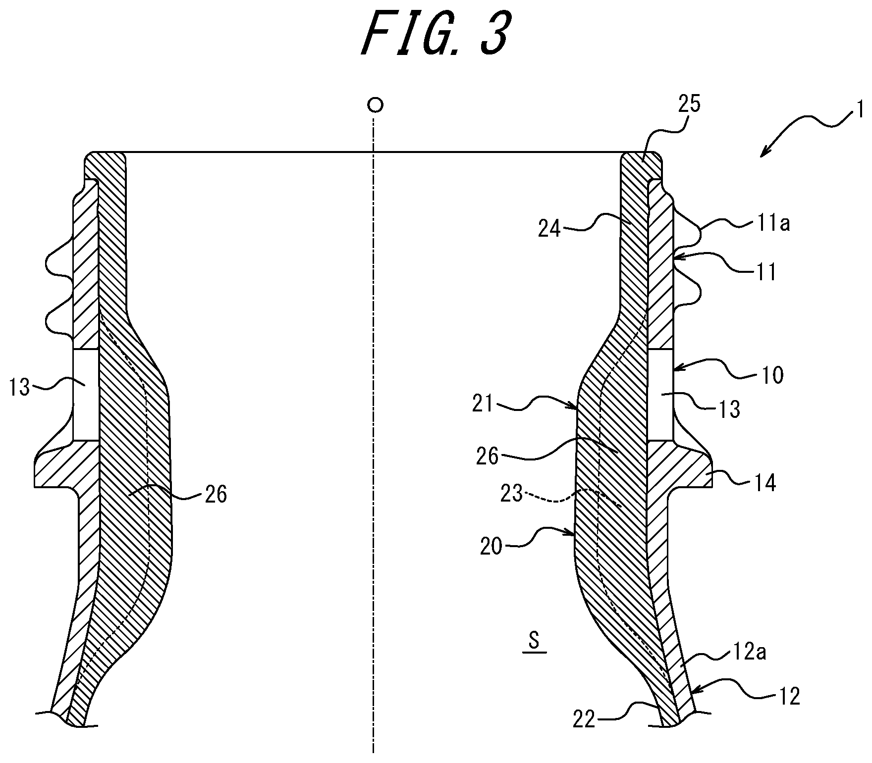Patent US11787589 Figure 3 – Delamination container