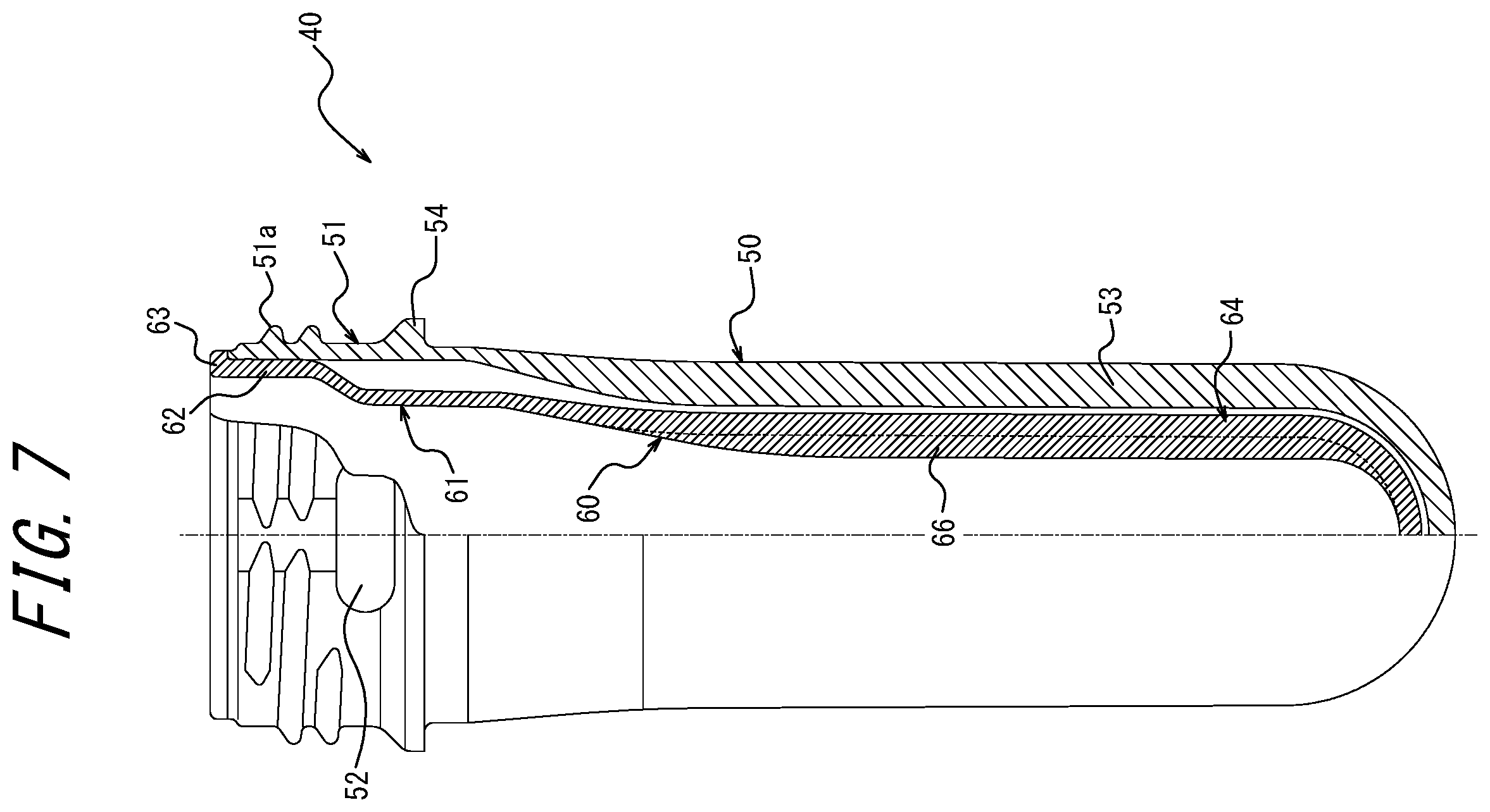 Patent US11787589 Figure 6 – Delamination container