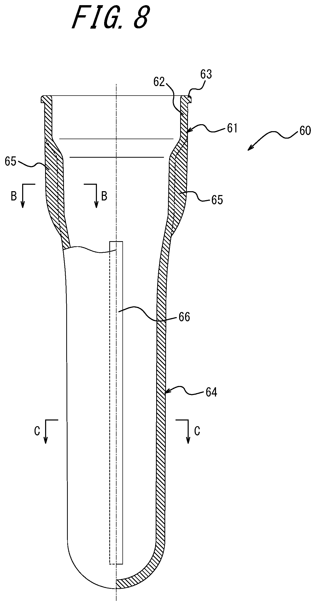 Patent US11787589 Figure 7 – Delamination container