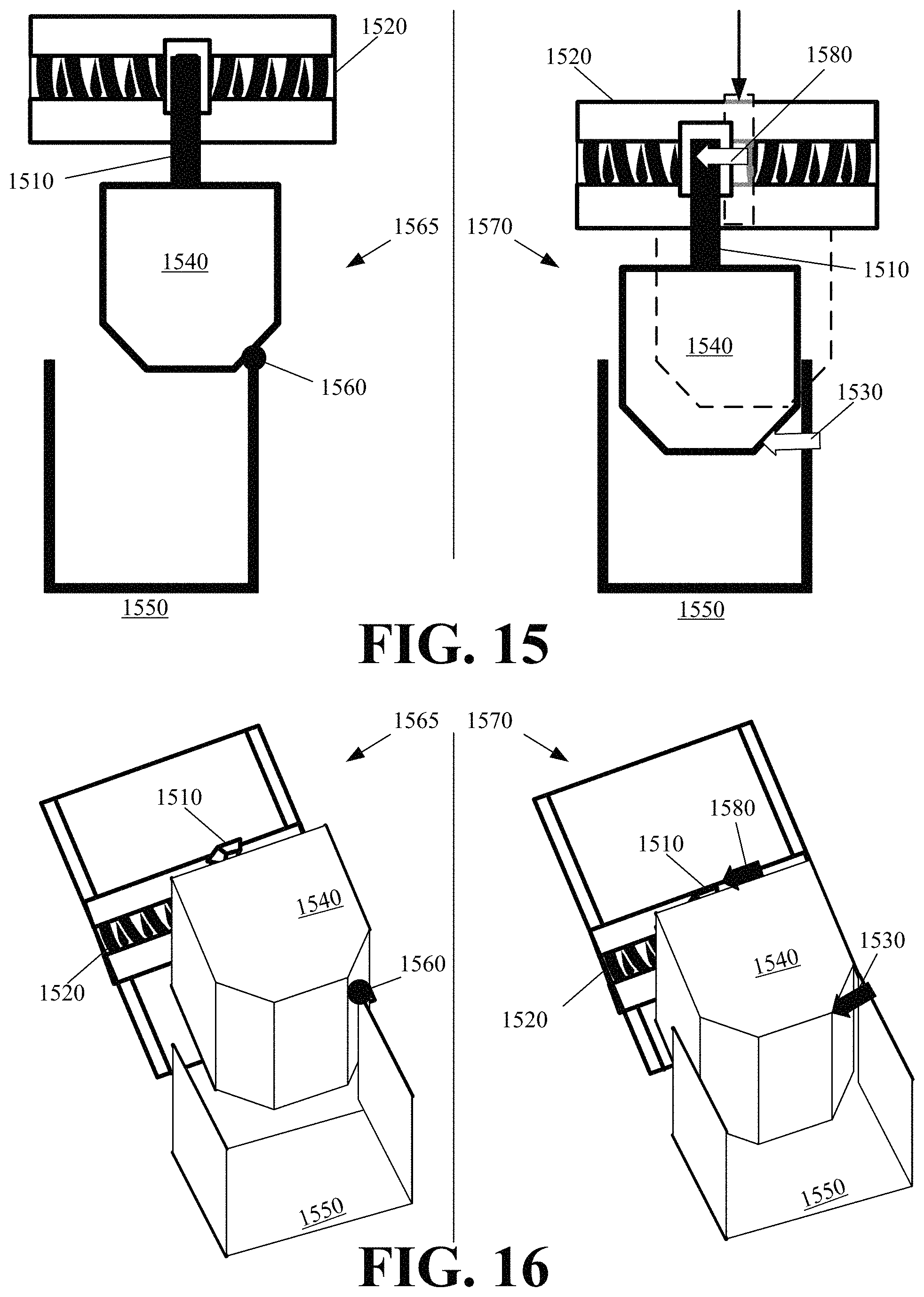 Patent US11787590 Figure 13 – Container with alignment correcting end for misaligned placement with a displacing robotic element