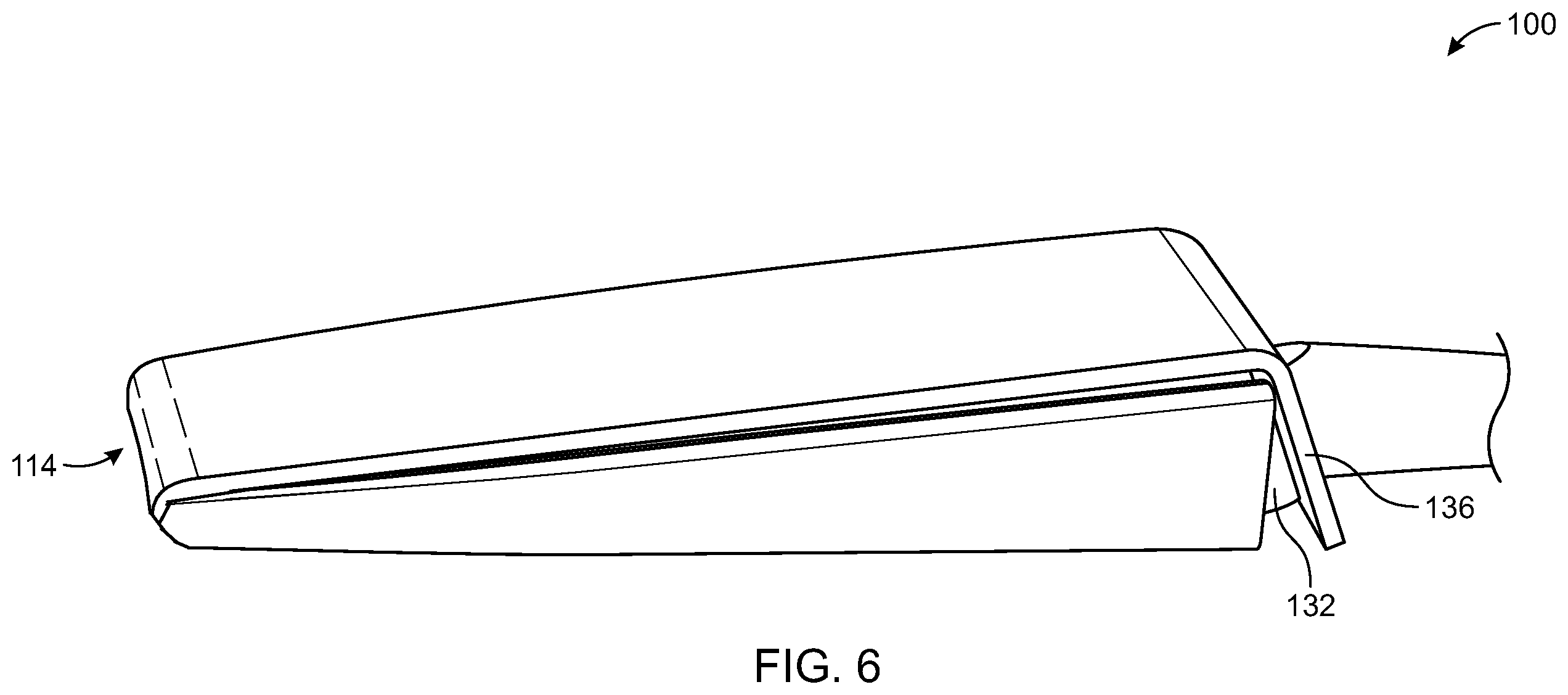 Patent US11787593 Figure 6 – Retail packaging for angular brush