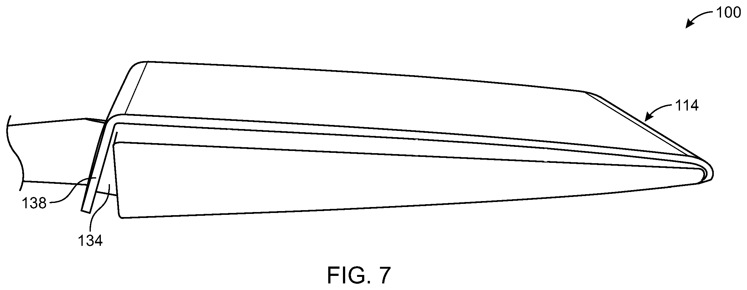 Patent US11787593 Figure 7 – Retail packaging for angular brush