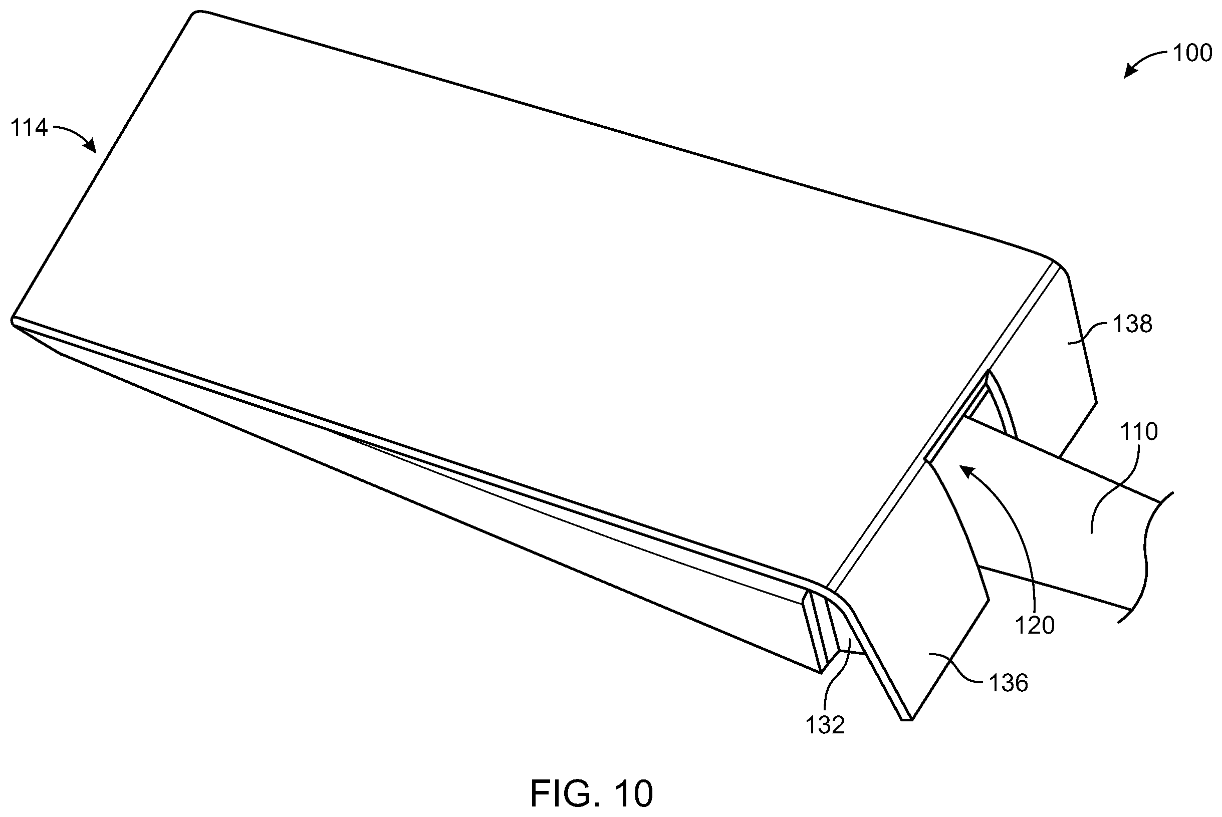 Patent US11787593 Figure 10 – Retail packaging for angular brush
