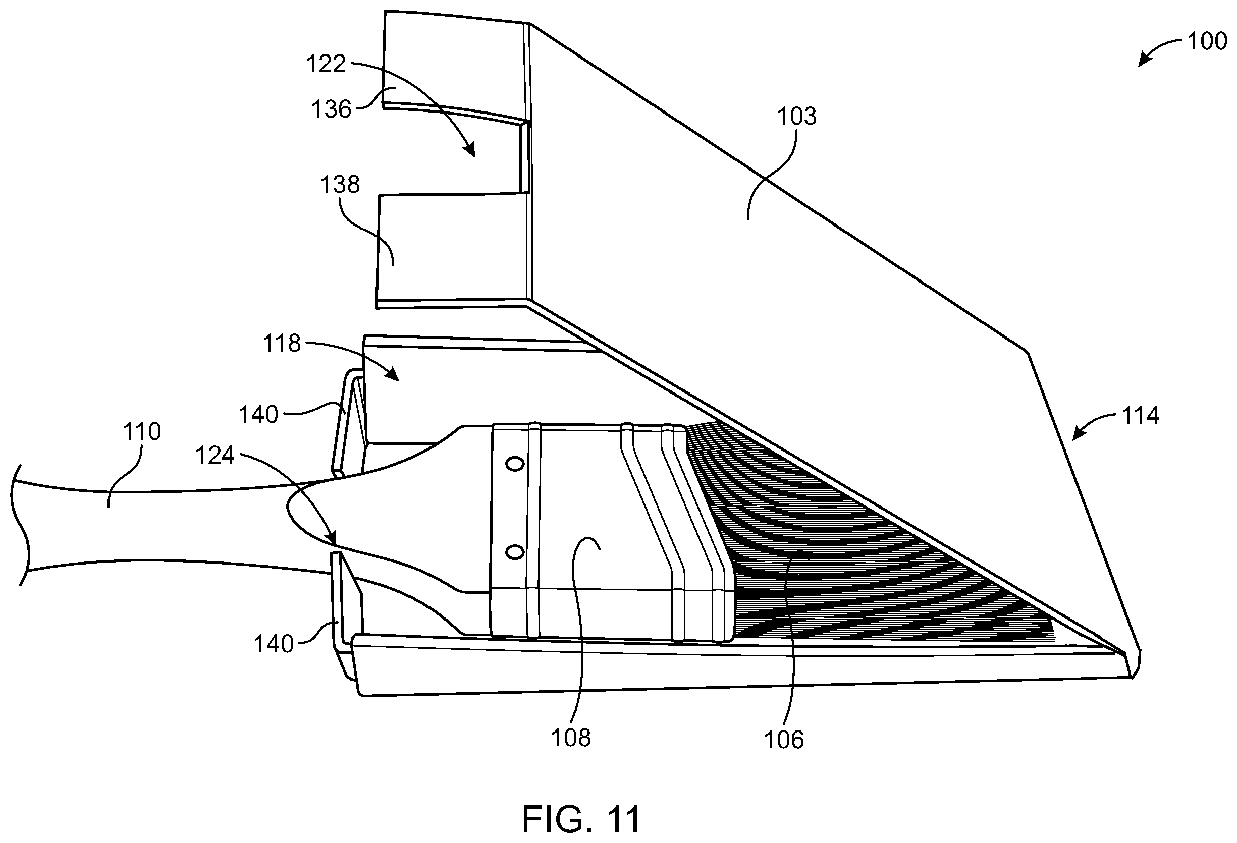Patent US11787593 Figure 11 – Retail packaging for angular brush