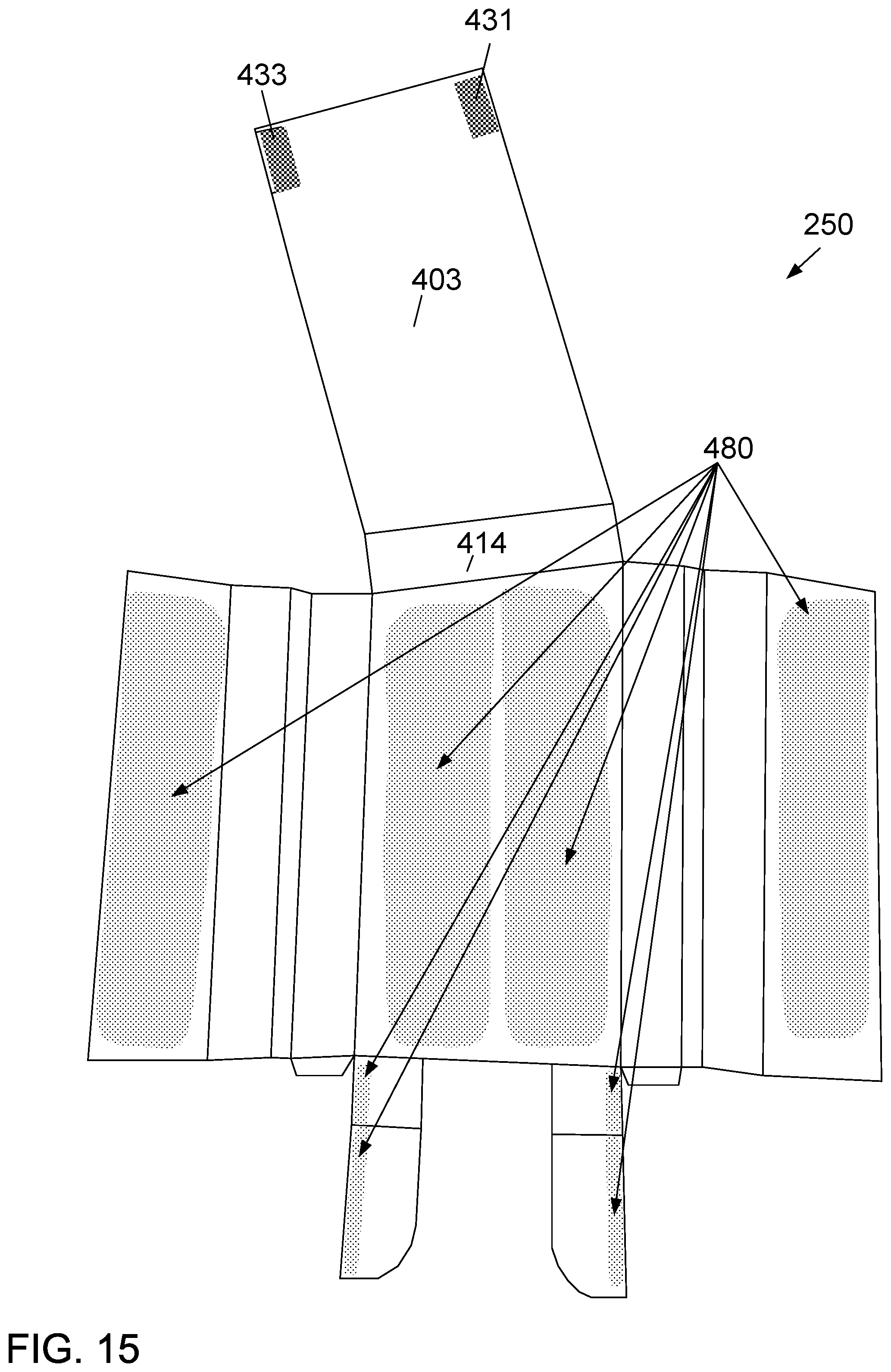 Patent US11787593 Figure 15 – Retail packaging for angular brush