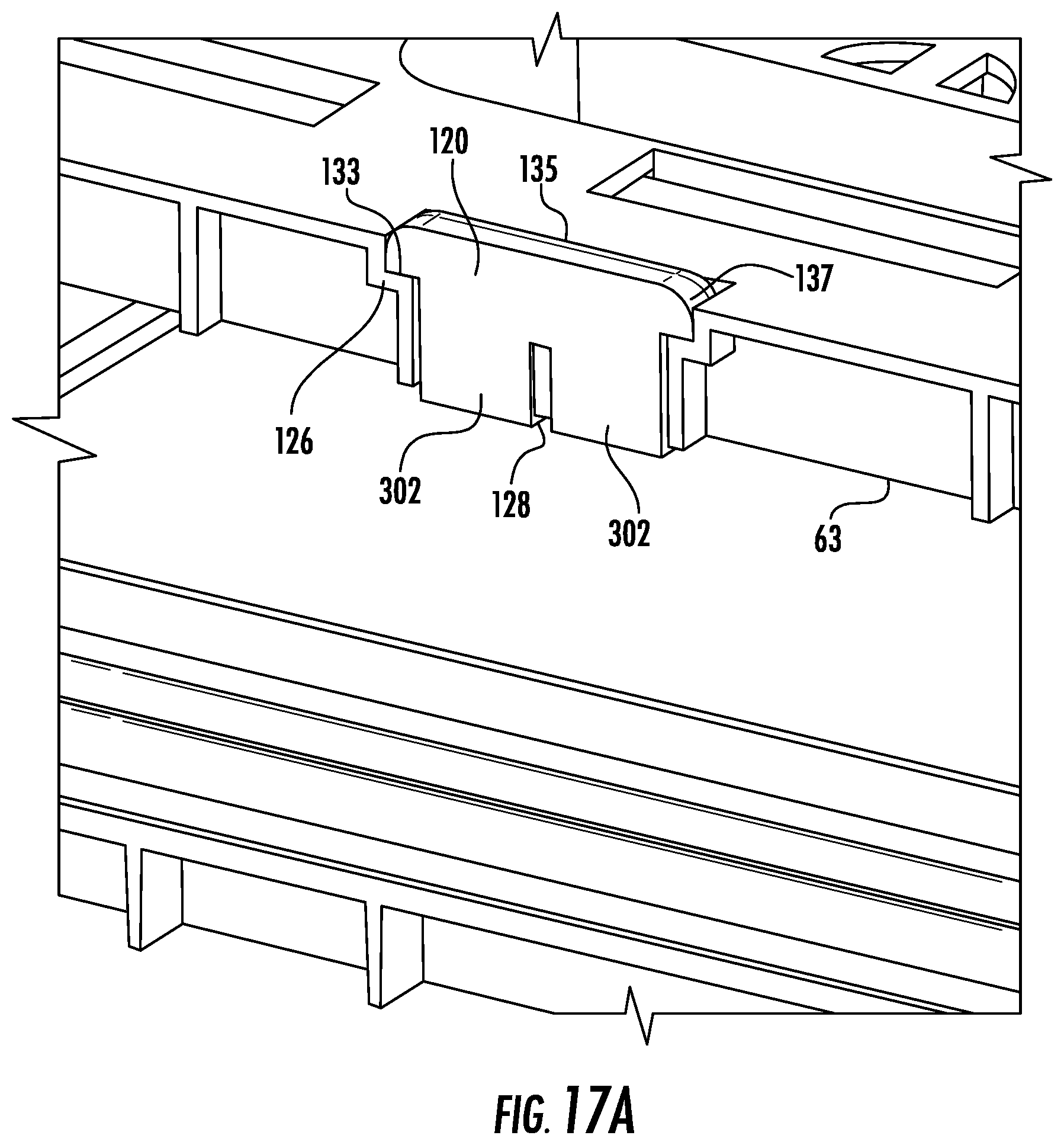 Patent US11787598 Figure 14 – Repairable plastic pallet with removable support blocks and associated methods