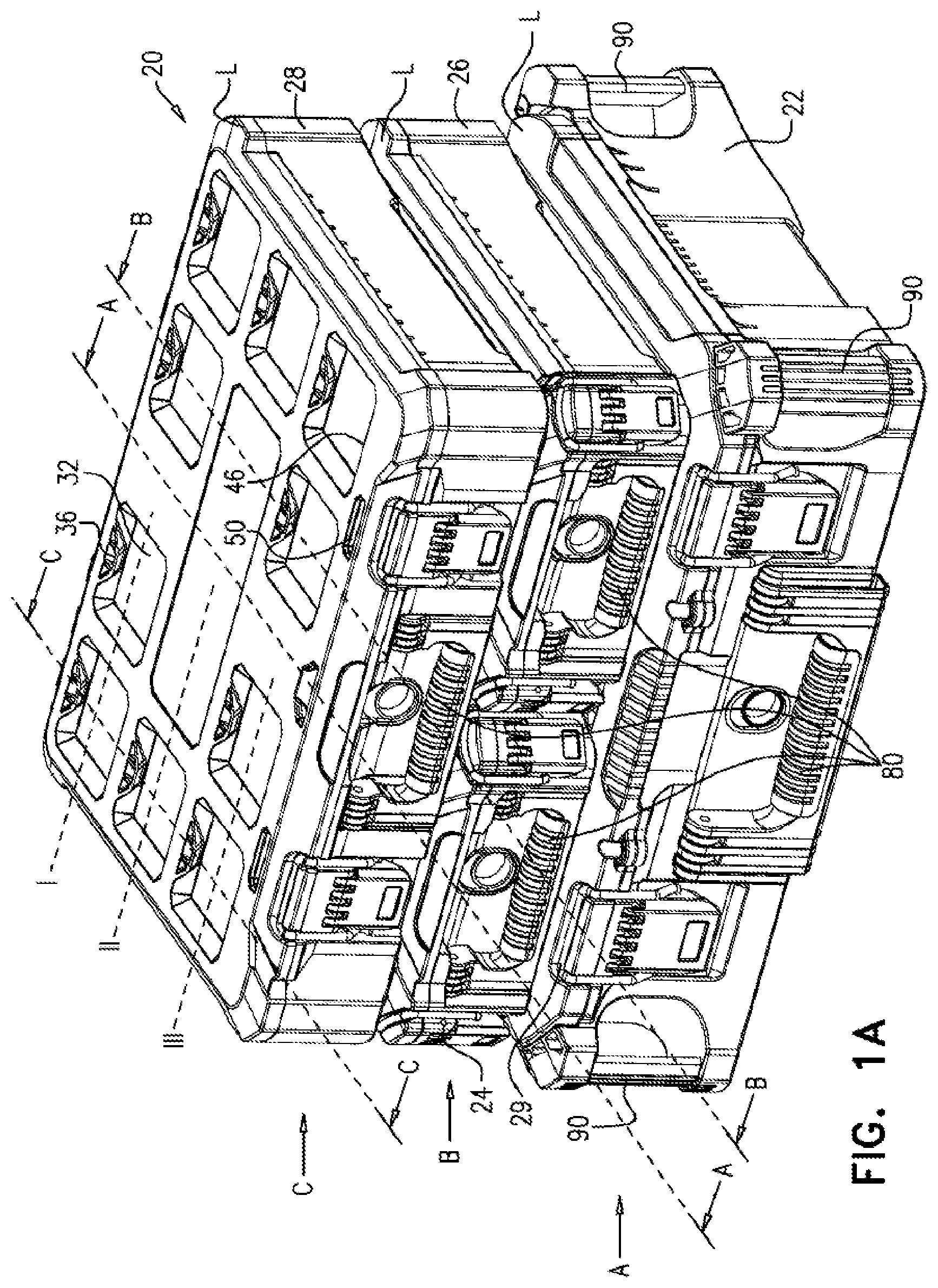 Patent US11787599 Figure 1 – Utility assembly and coupling mechanism
