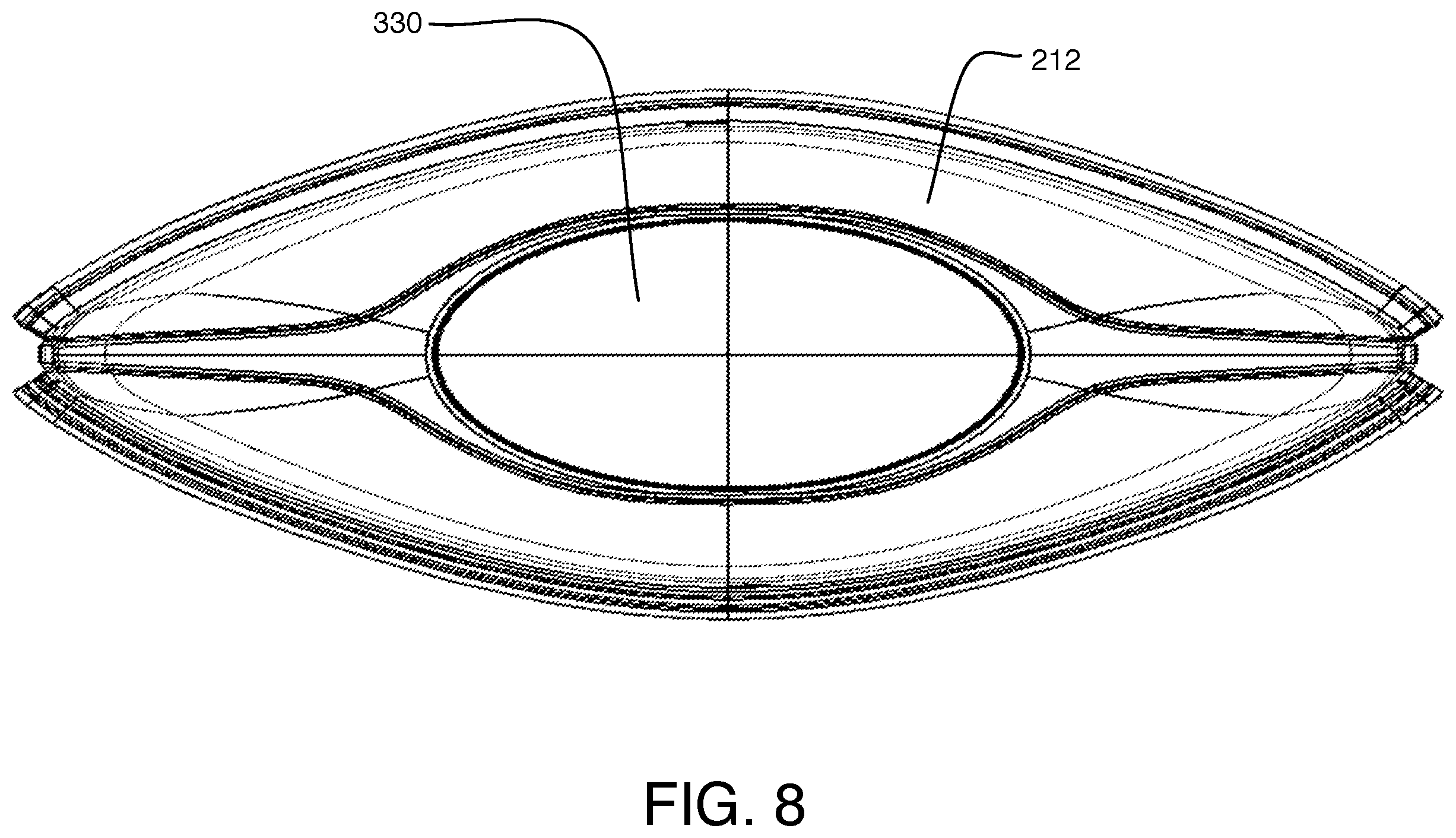 Patent US11787600 Figure 8 – Container having a leak resistant seal