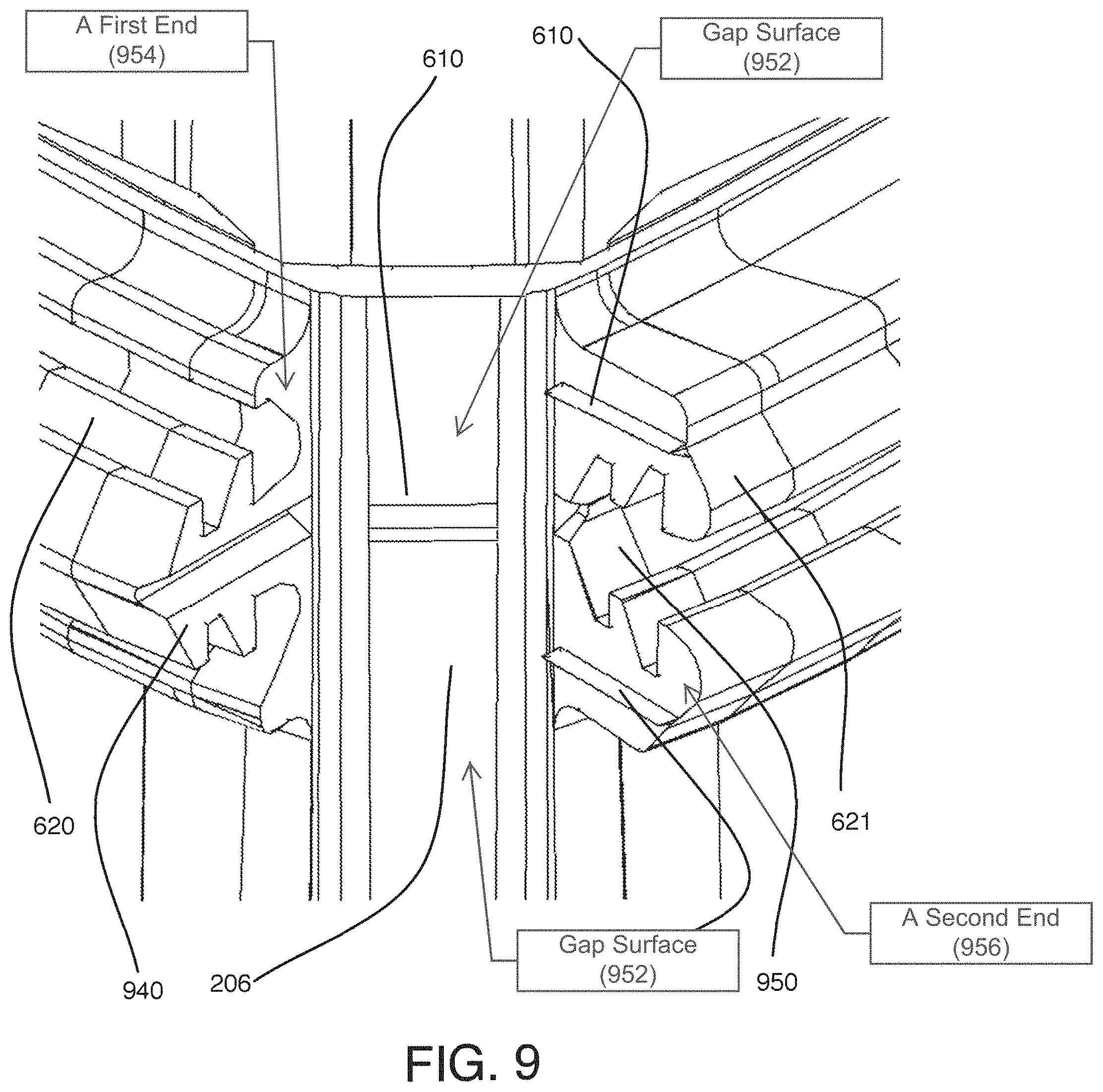 Patent US11787600 Figure 9 – Container having a leak resistant seal