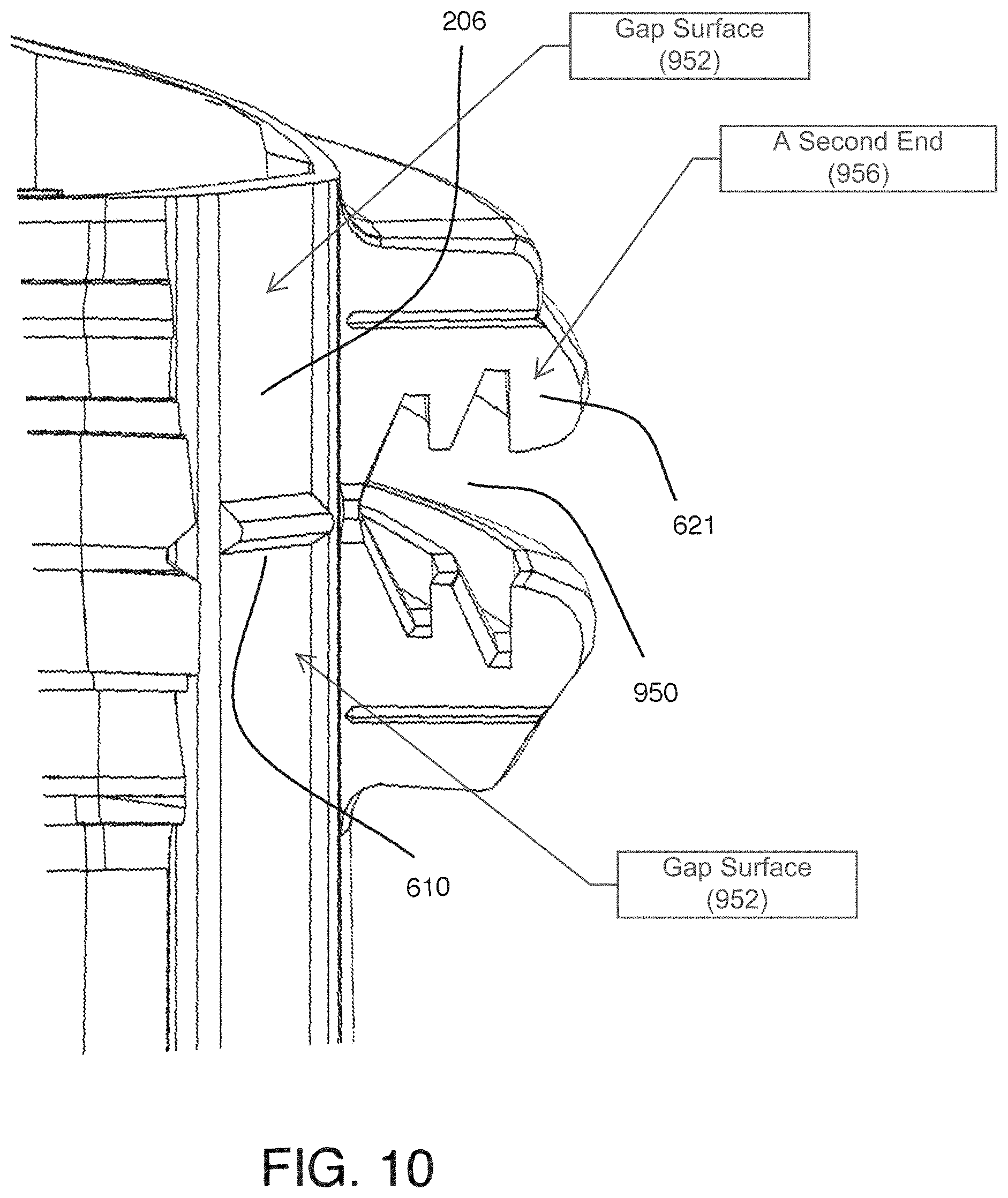 Patent US11787600 Figure 10 – Container having a leak resistant seal
