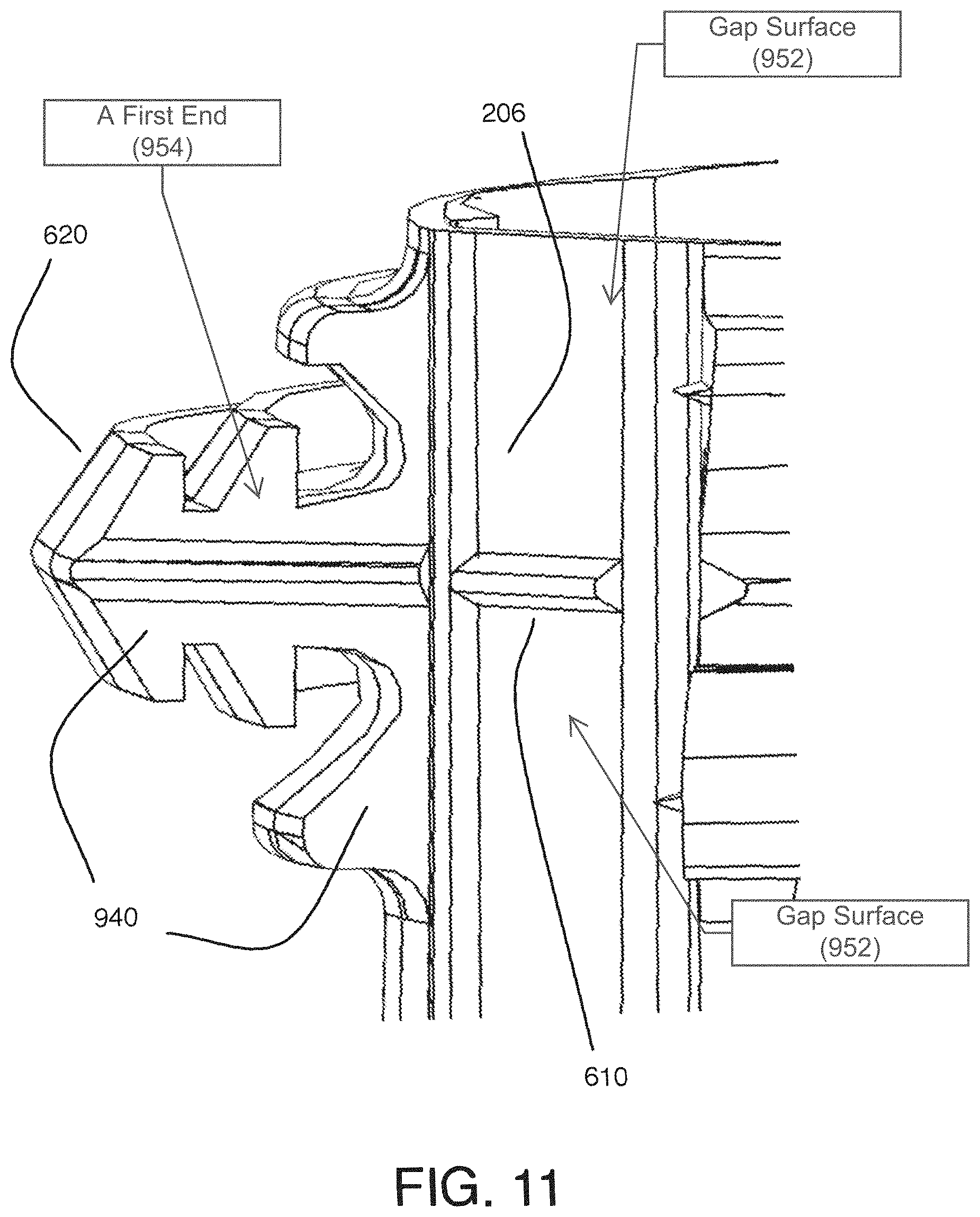 Patent US11787600 Figure 11 – Container having a leak resistant seal