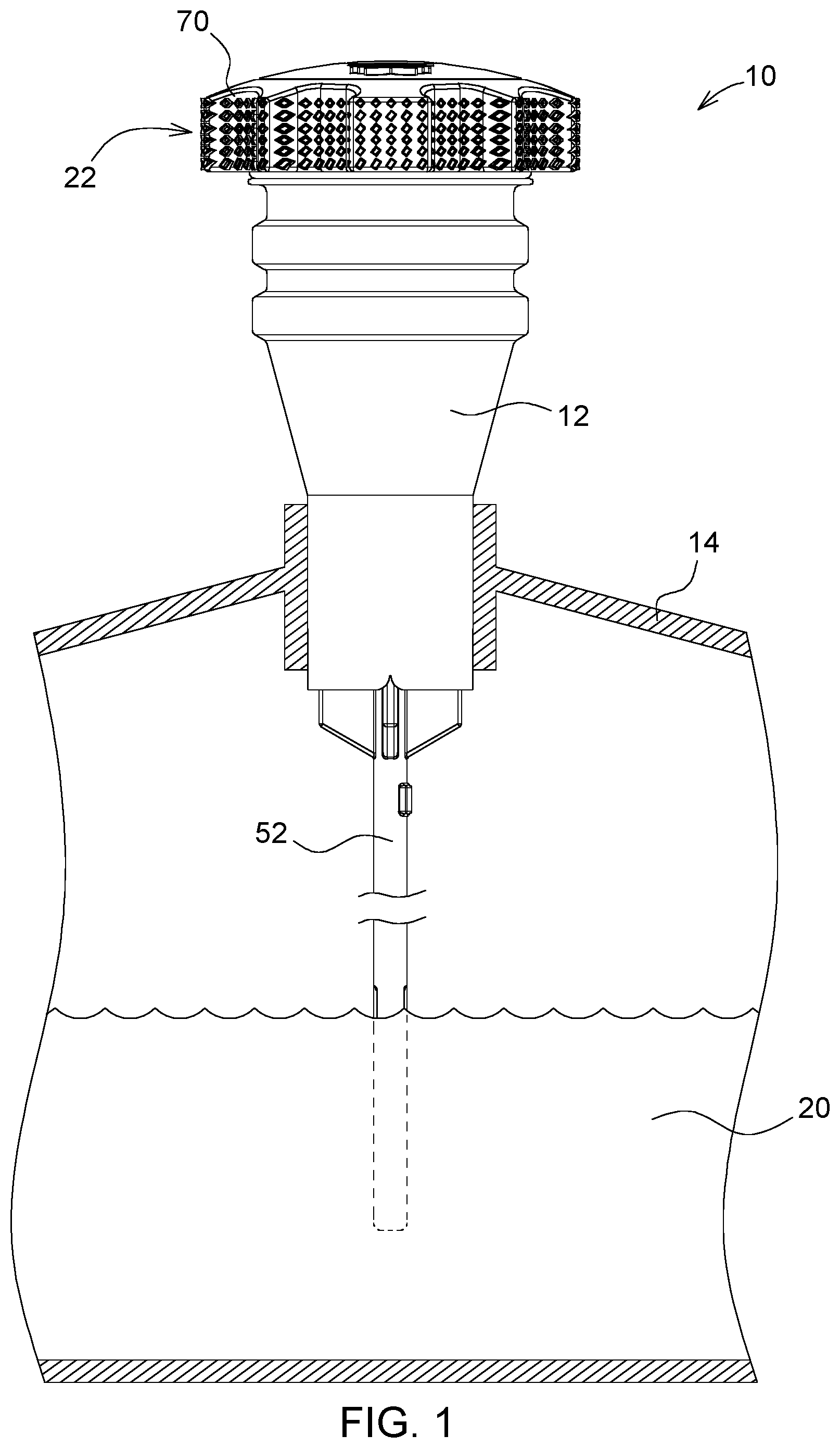 Patent US11787601 Figure 1 – Fluid port assembly and plug