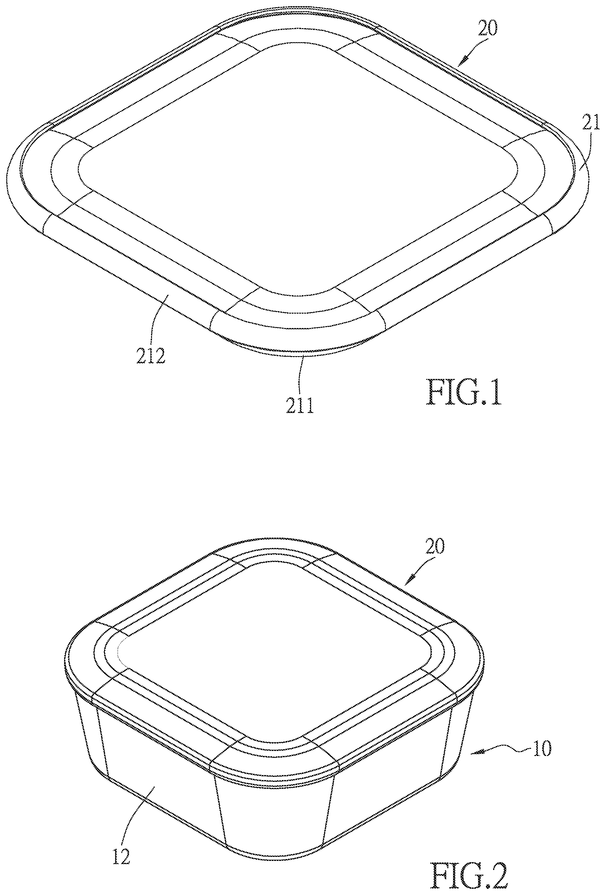 Patent US11787602 Figure 1 – Cover structure