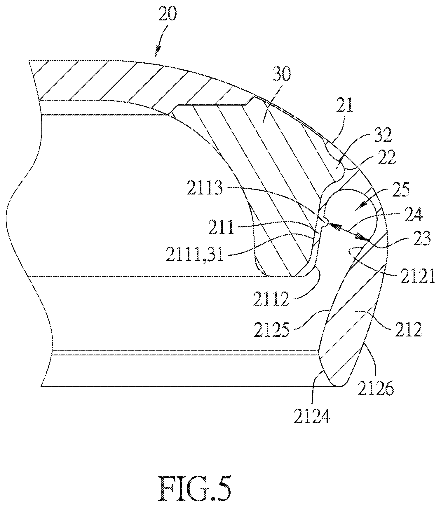 Patent US11787602 Figure 4 – Cover structure
