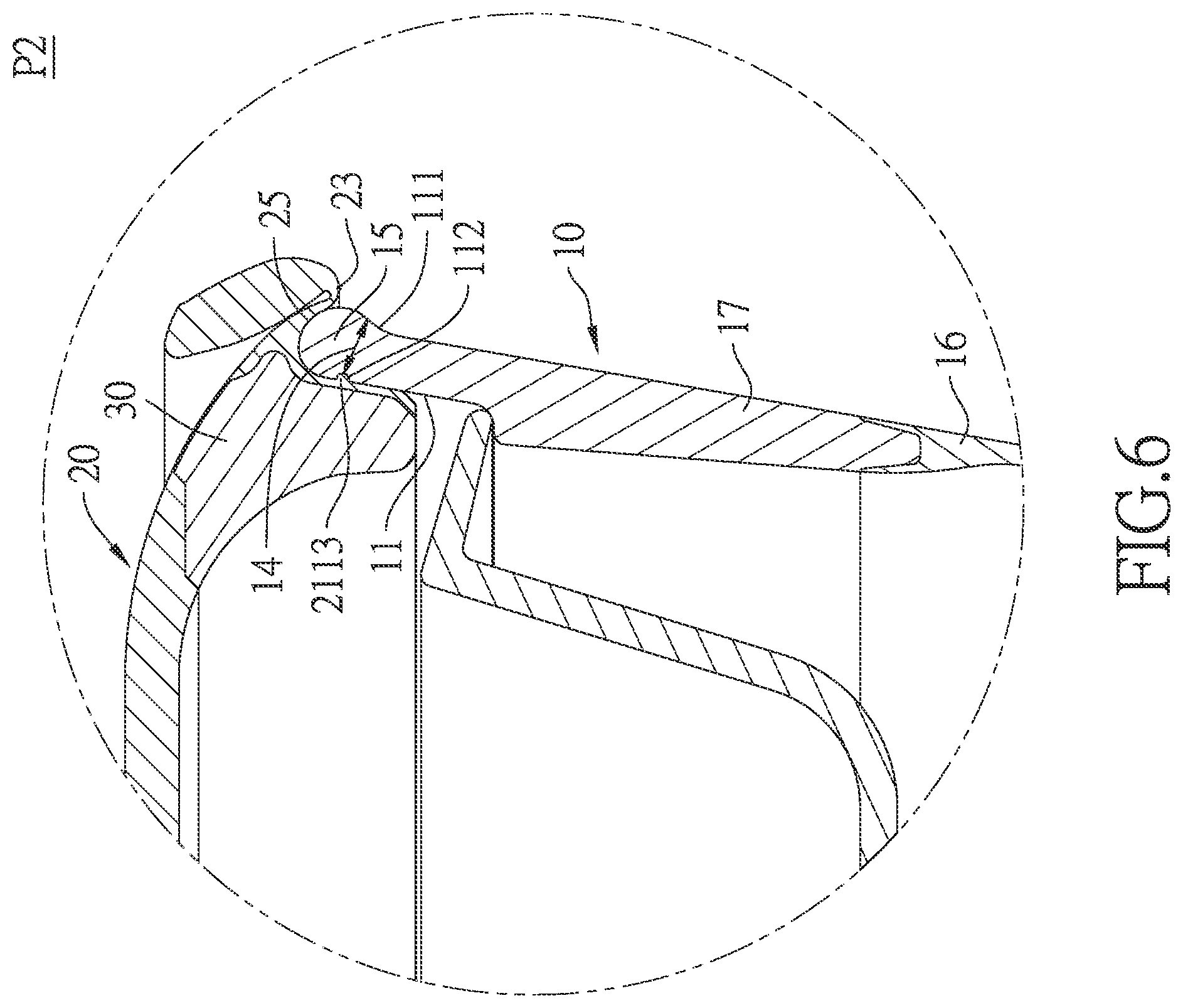 Patent US11787602 Figure 5 – Cover structure