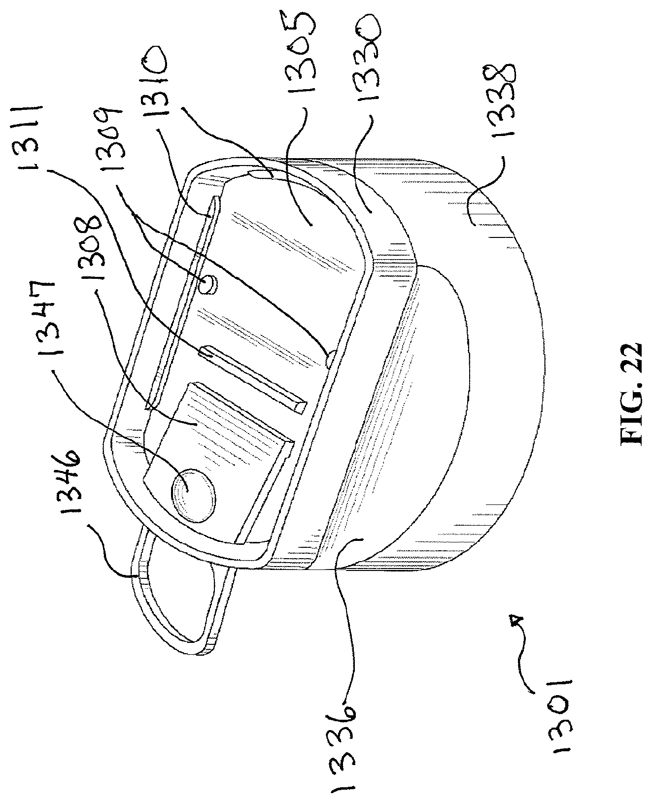 Patent US11787603 Figure 15 – Sliding closure and container