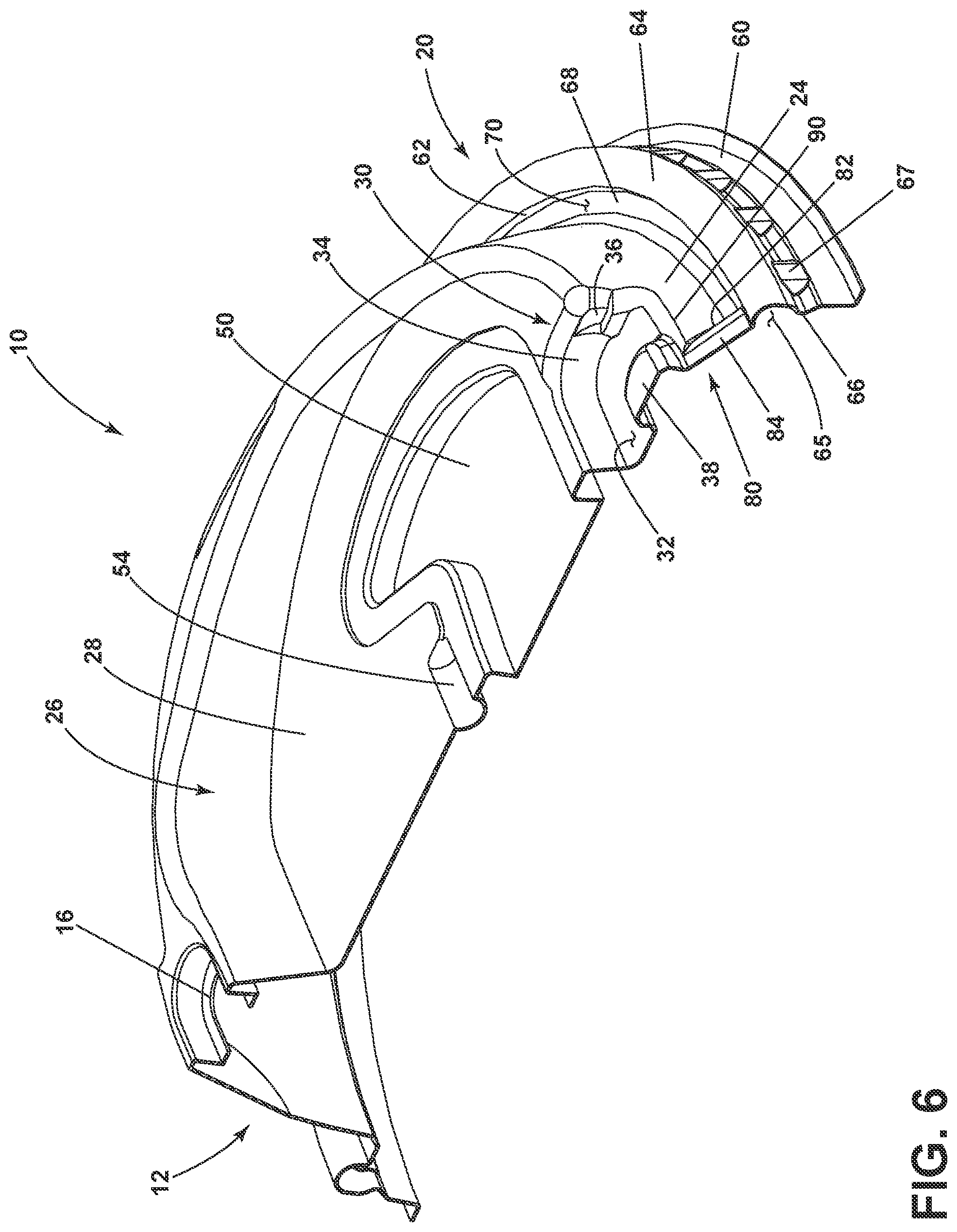 Patent US11787605 Figure 6 – Drink lid for a cup