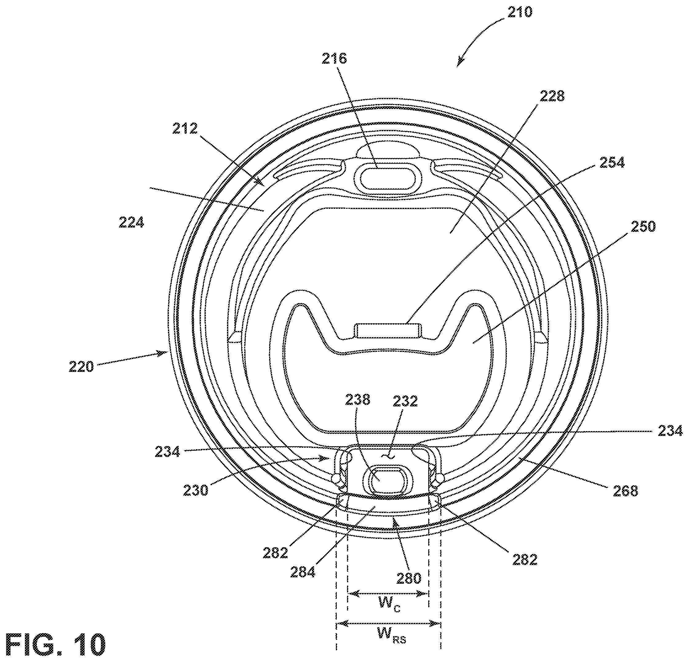 Patent US11787605 Figure 10 – Drink lid for a cup